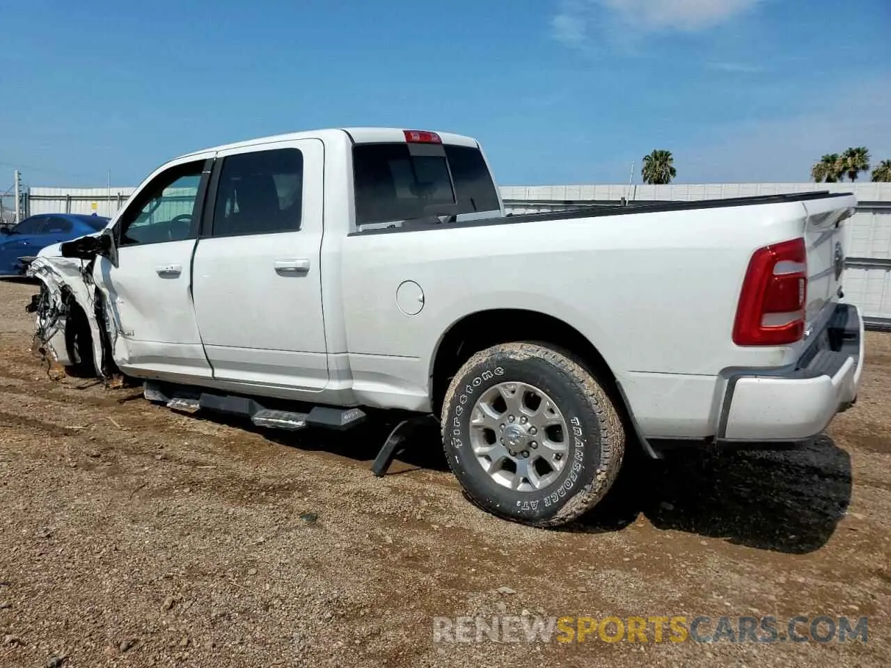 2 Photograph of a damaged car 3C6UR5FL1RG341106 RAM 2500 2024