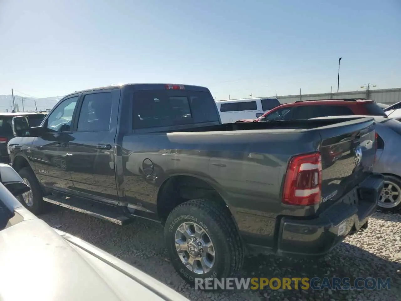 2 Photograph of a damaged car 3C6UR5FL1RG367253 RAM 2500 2024