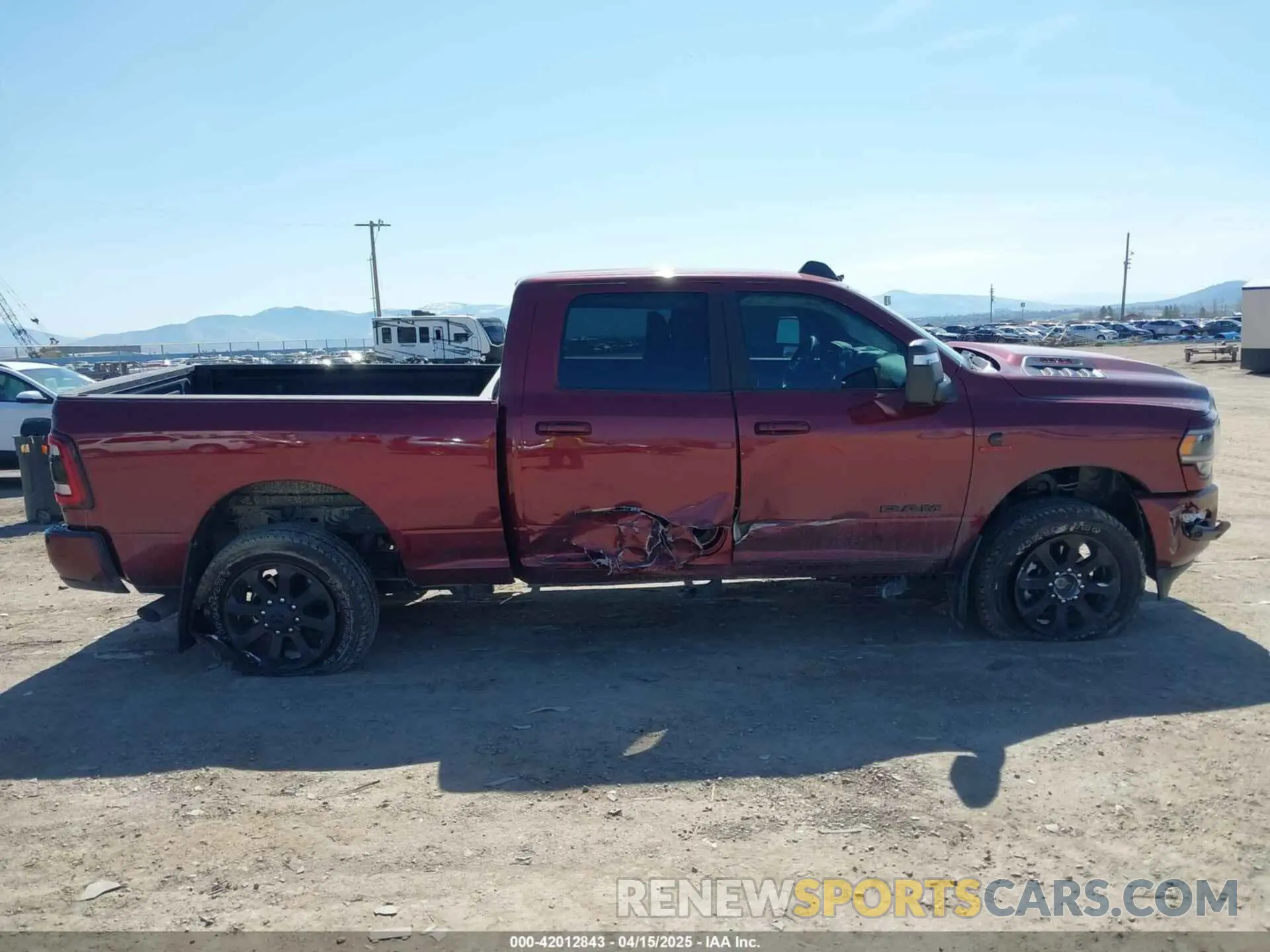 13 Photograph of a damaged car 3C6UR5FL6RG143993 RAM 2500 2024