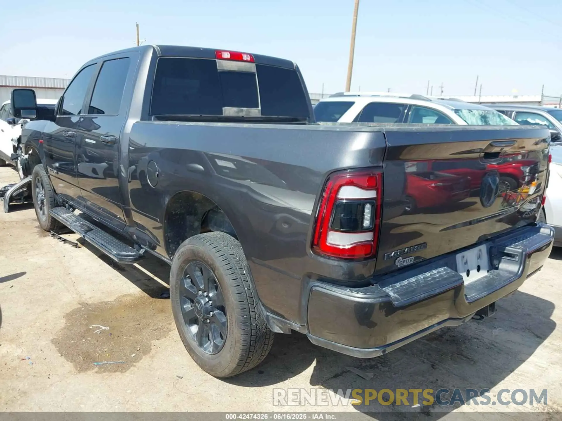 3 Photograph of a damaged car 3C6UR5FL8RG281857 RAM 2500 2024