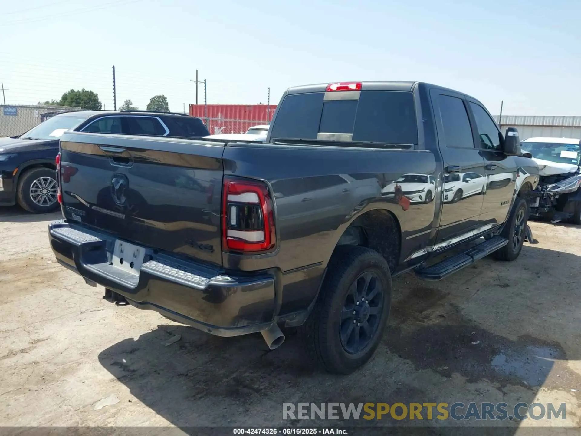 4 Photograph of a damaged car 3C6UR5FL8RG281857 RAM 2500 2024