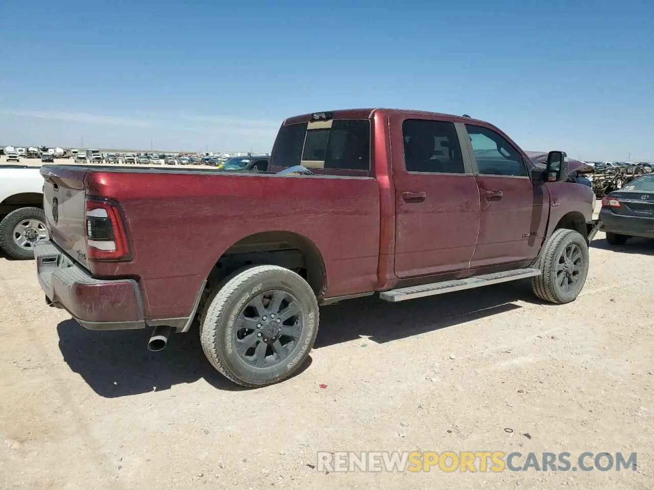 3 Photograph of a damaged car 3C6UR5FL9RG162974 RAM 2500 2024