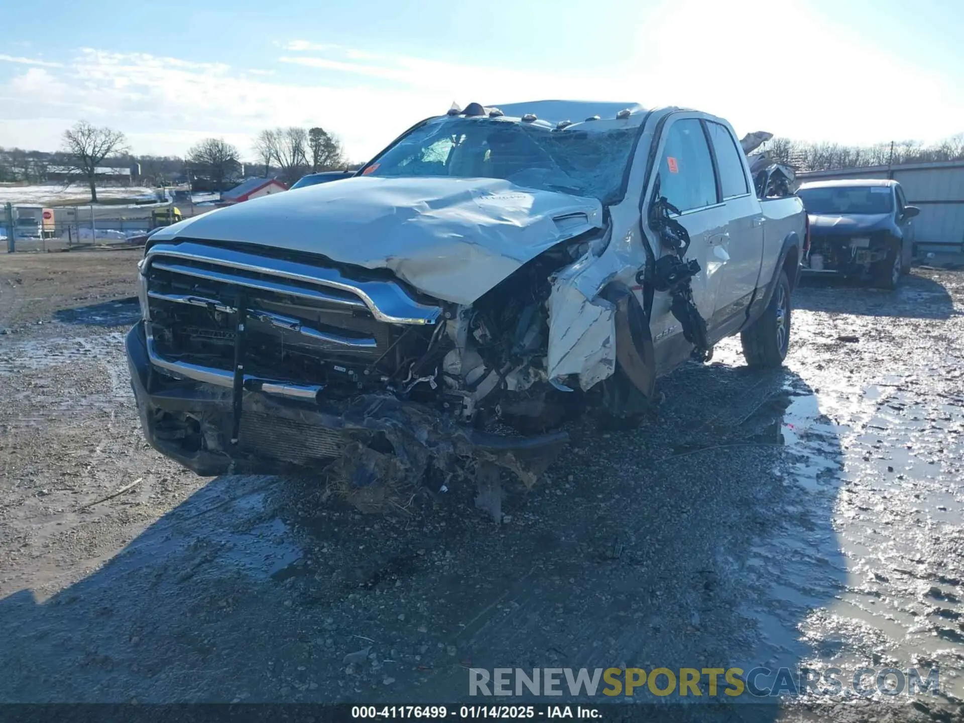 2 Photograph of a damaged car 3C6UR5GL7RG268421 RAM 2500 2024
