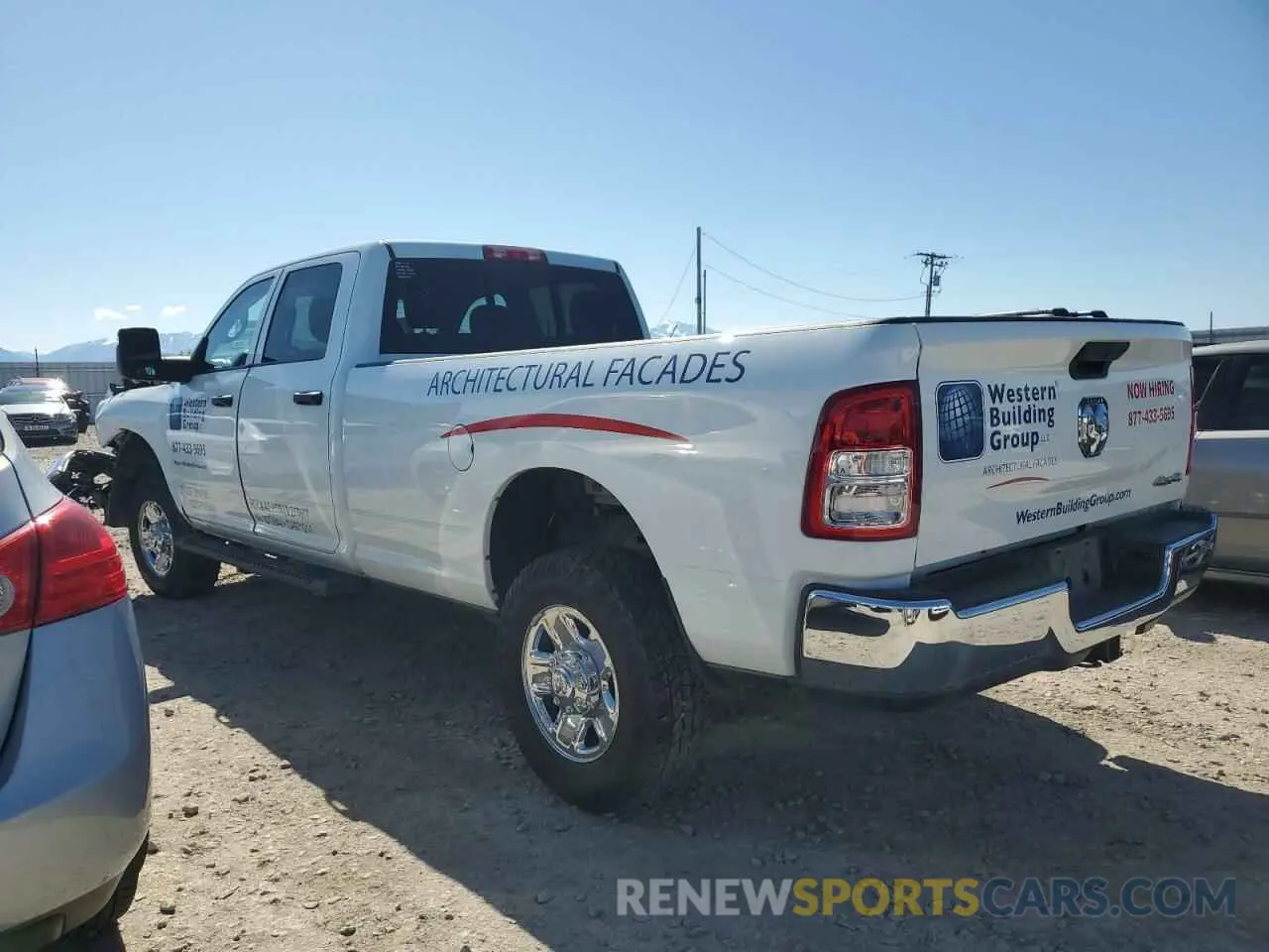 2 Photograph of a damaged car 3C6UR5HJ4RG143096 RAM 2500 2024