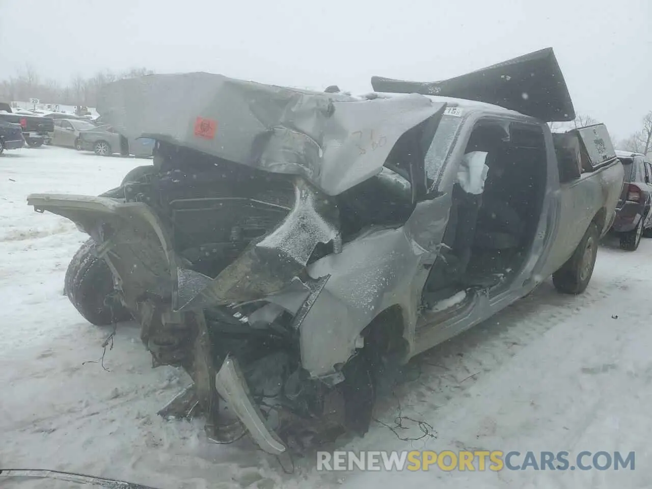 1 Photograph of a damaged car 3C6UR5HJ8RG246201 RAM 2500 2024