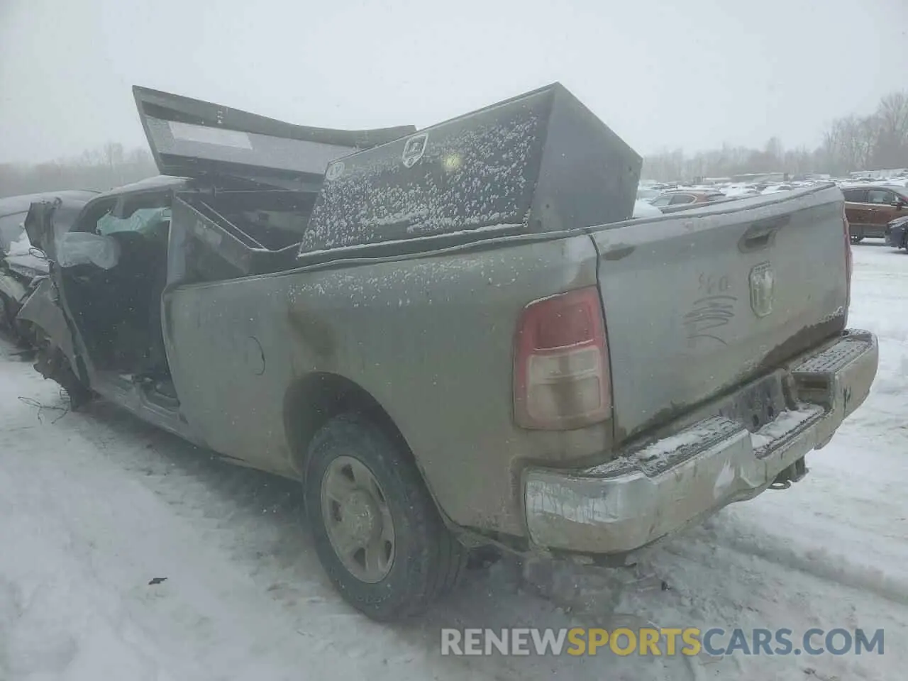 2 Photograph of a damaged car 3C6UR5HJ8RG246201 RAM 2500 2024