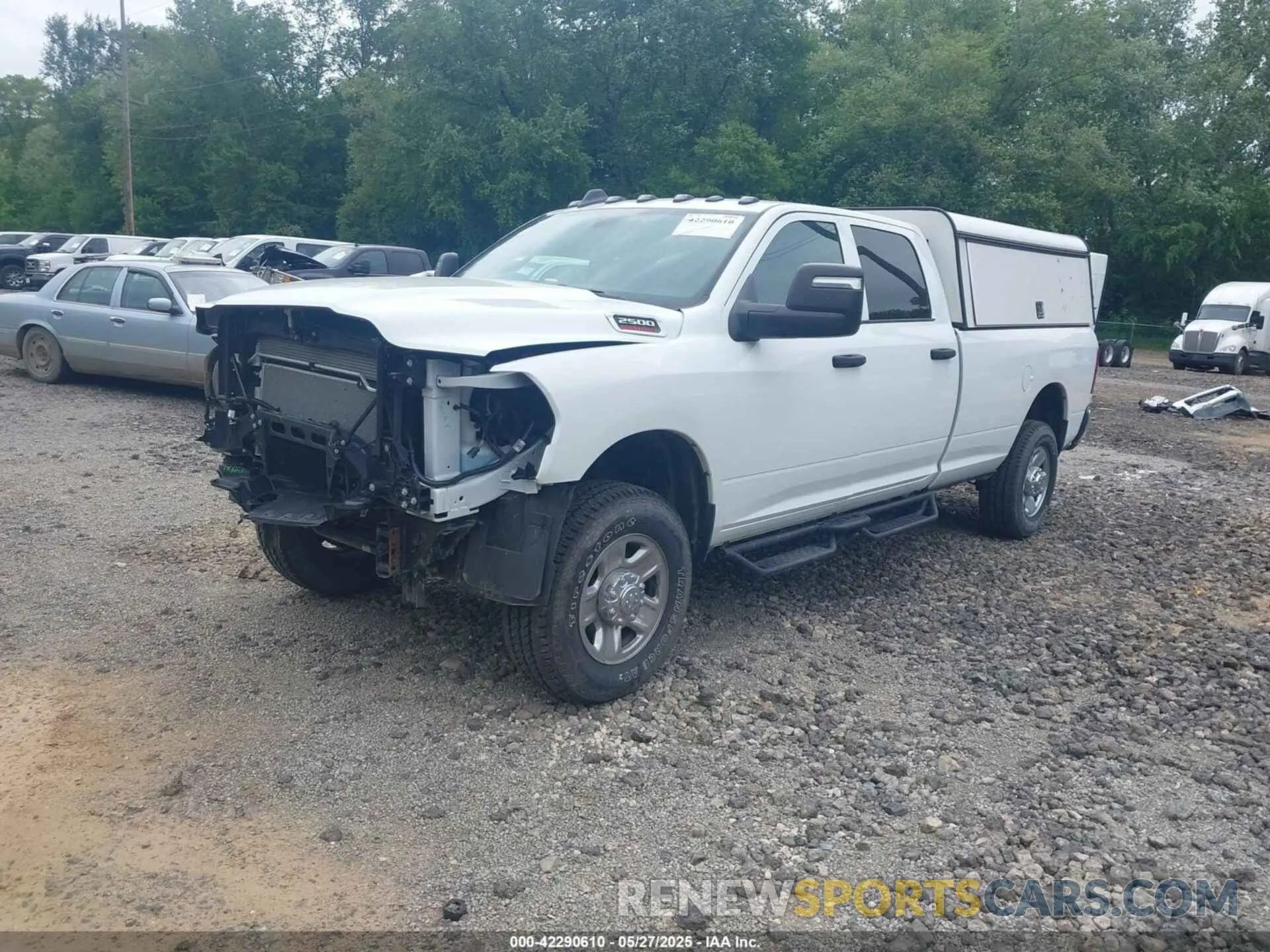 2 Photograph of a damaged car 3C6UR5HJ8RG288173 RAM 2500 2024