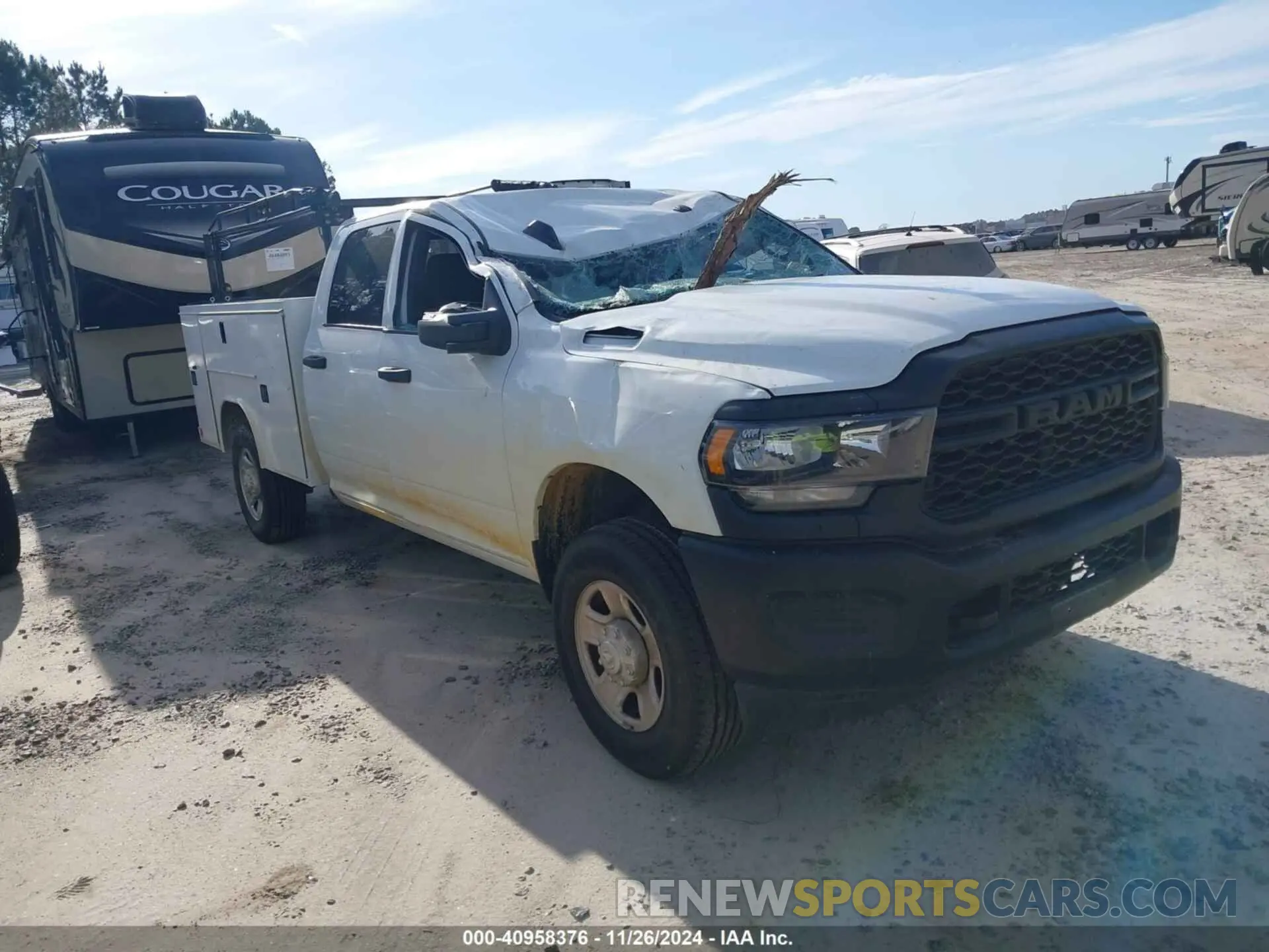 13 Photograph of a damaged car 3C6UR5HJXRG151946 RAM 2500 2024