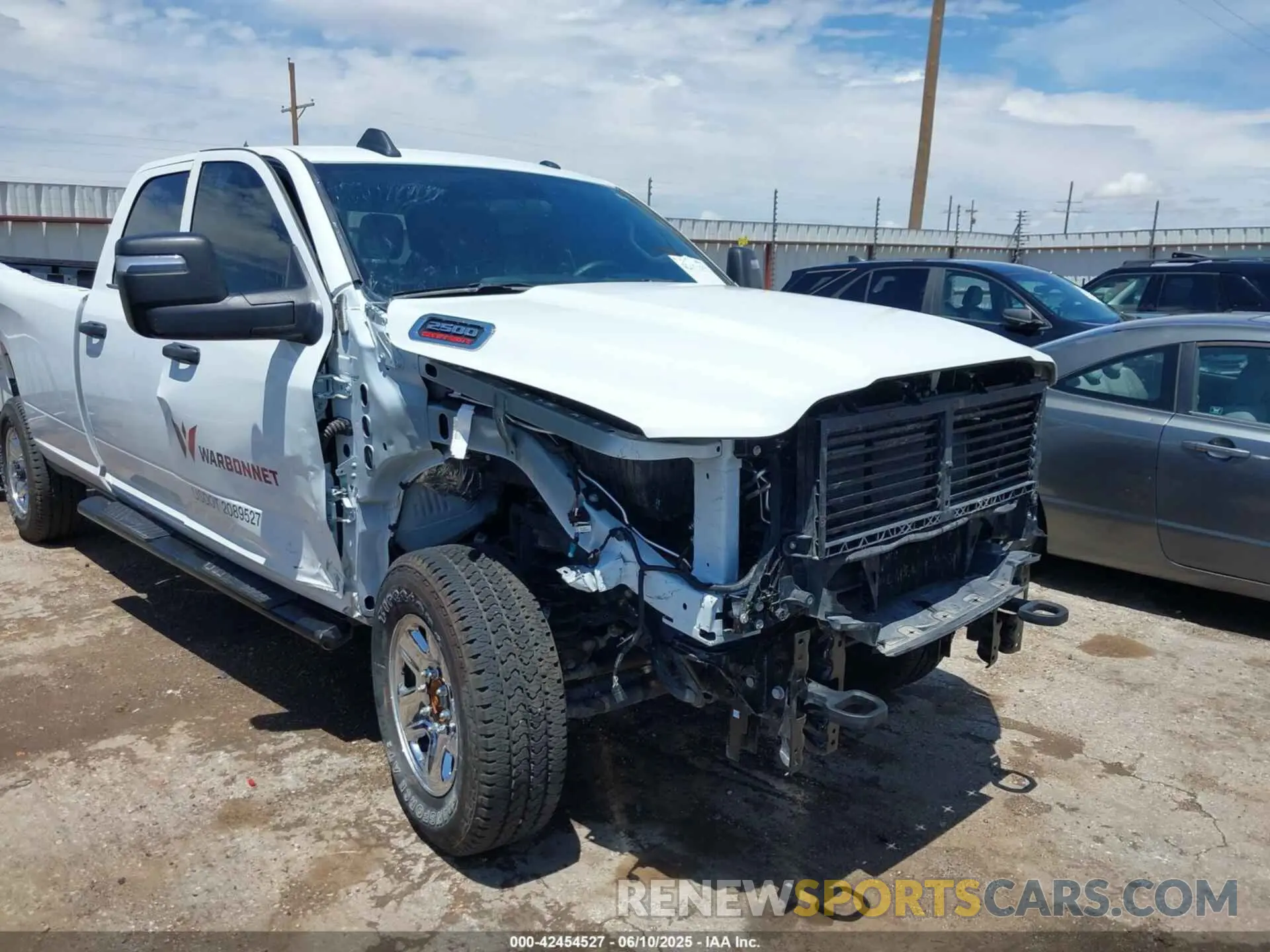 6 Photograph of a damaged car 3C6UR5HJXRG389635 RAM 2500 2024