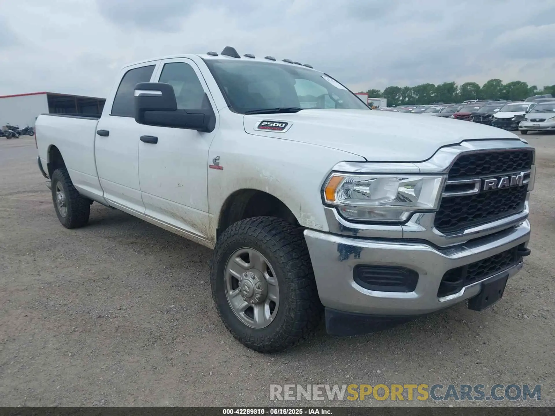1 Photograph of a damaged car 3C6UR5HL0RG103115 RAM 2500 2024