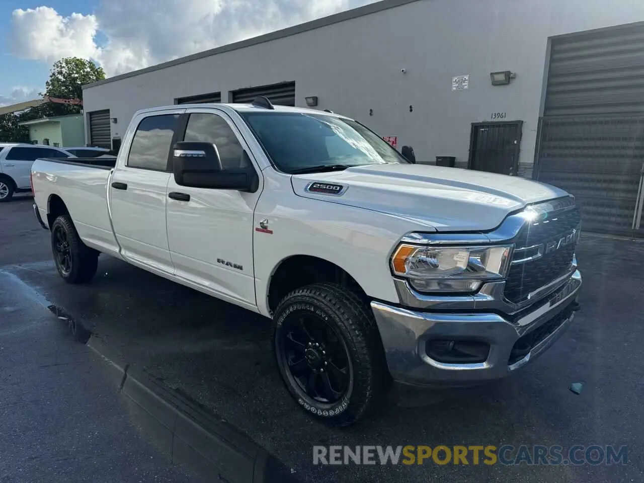 1 Photograph of a damaged car 3C6UR5JLXRG337529 RAM 2500 2024
