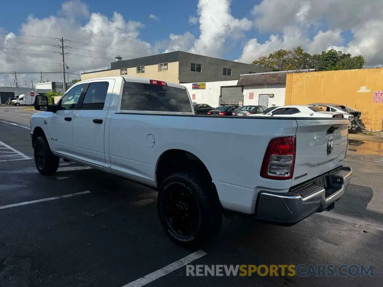 3 Photograph of a damaged car 3C6UR5JLXRG337529 RAM 2500 2024