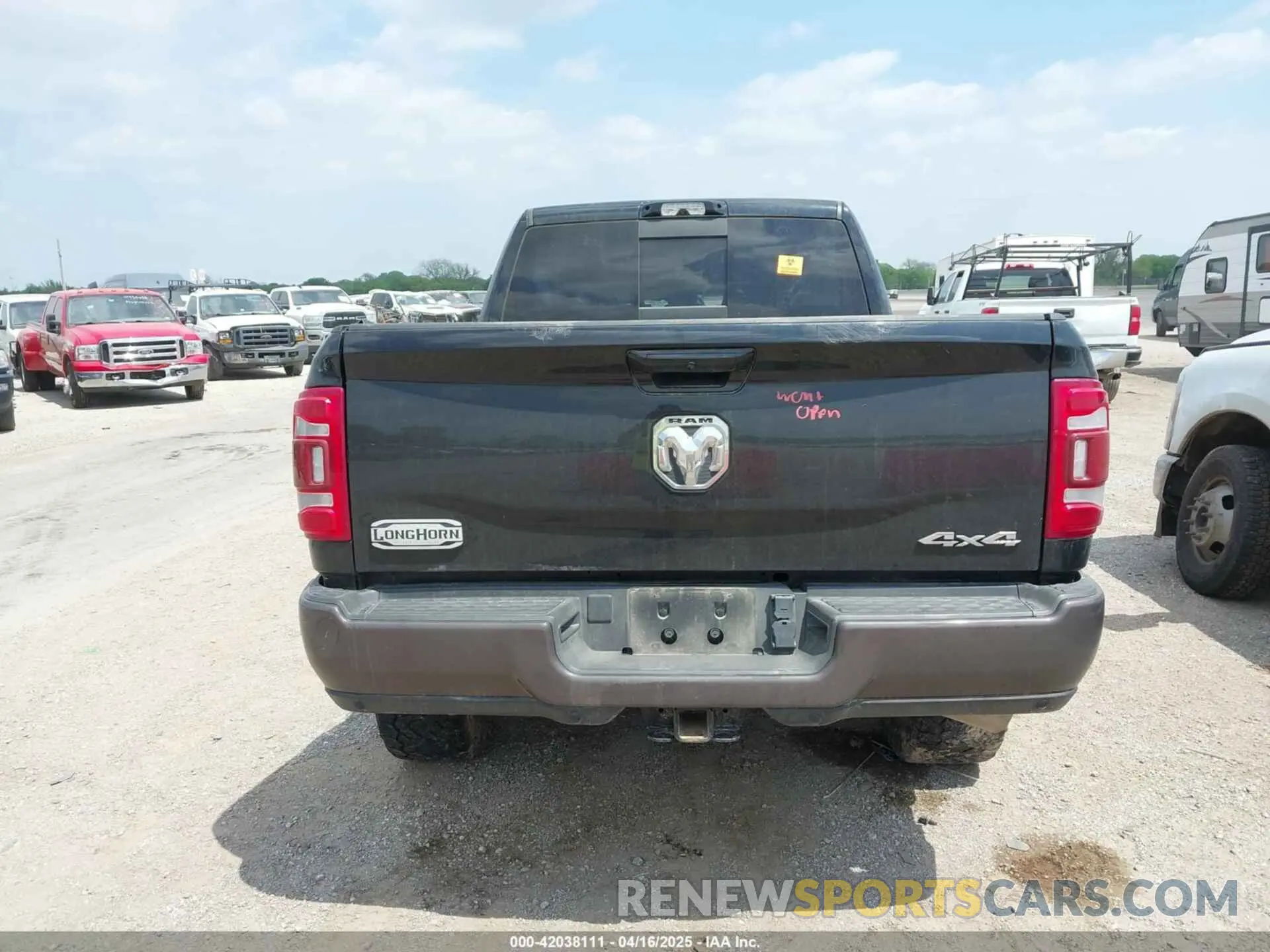 16 Photograph of a damaged car 3C6UR5PL9RG187016 RAM 2500 2024