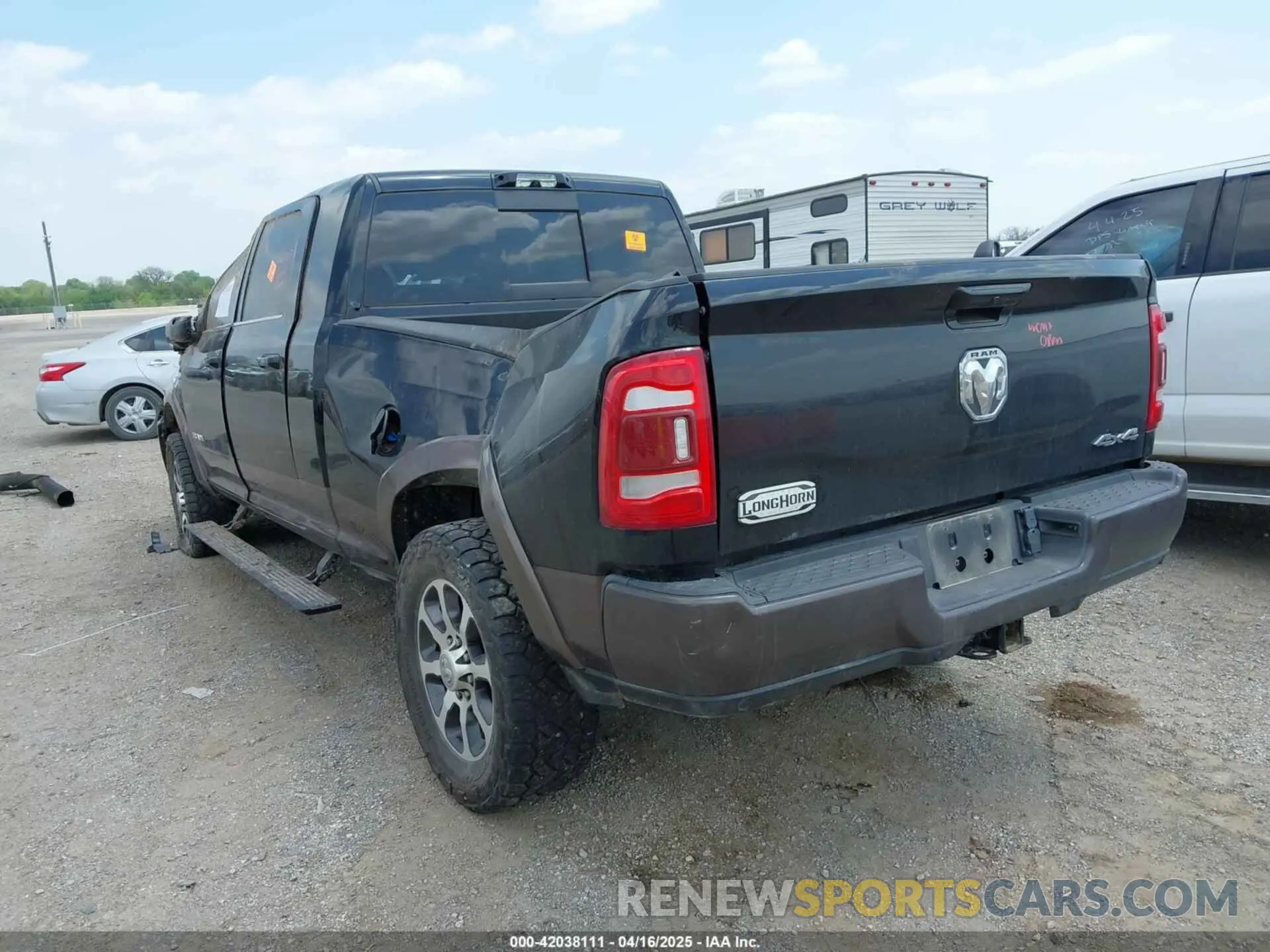 3 Photograph of a damaged car 3C6UR5PL9RG187016 RAM 2500 2024