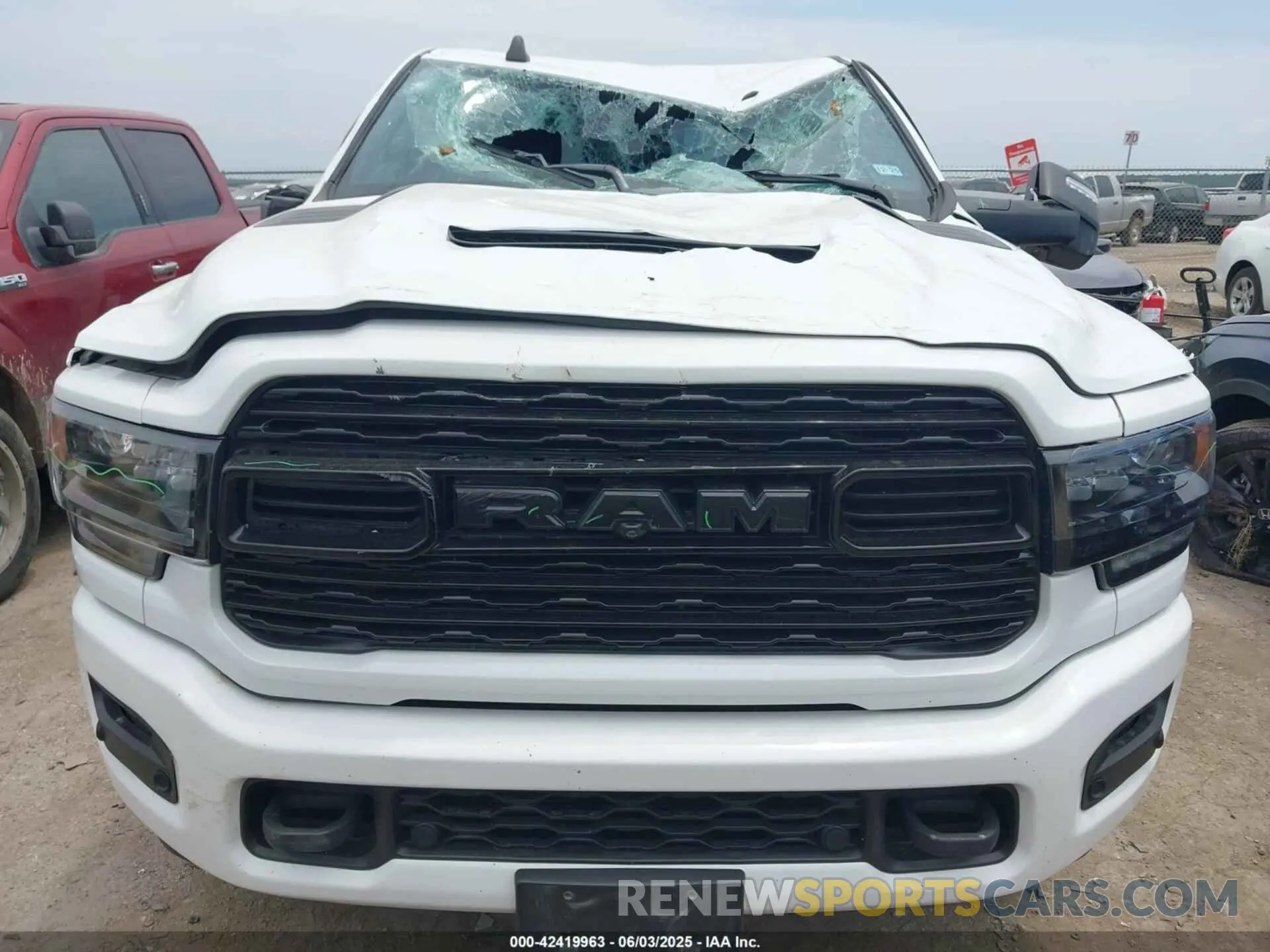 11 Photograph of a damaged car 3C6UR5SL7RG118994 RAM 2500 2024