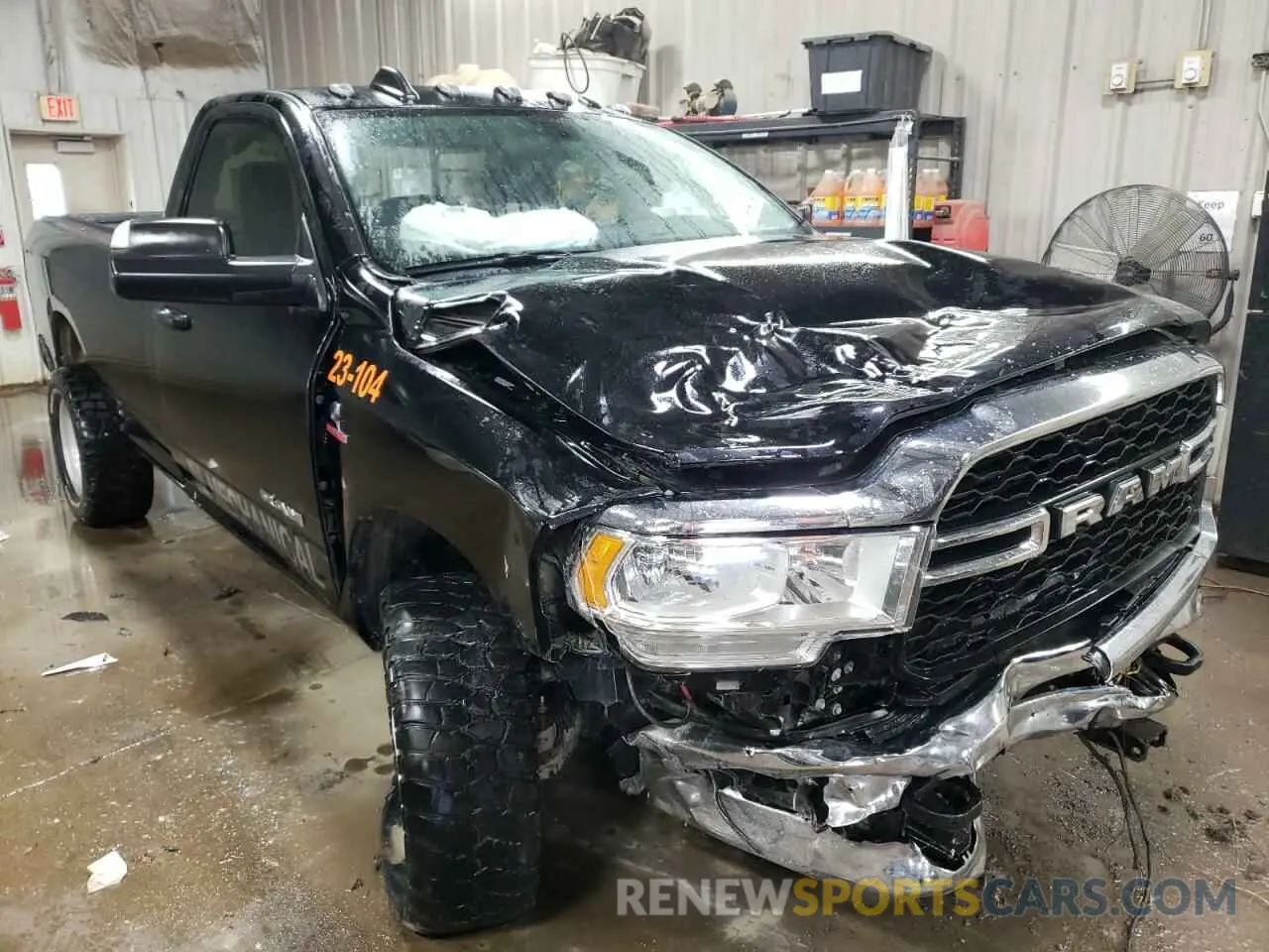 4 Photograph of a damaged car 3C63R3AL4KG673229 RAM 3500 2019