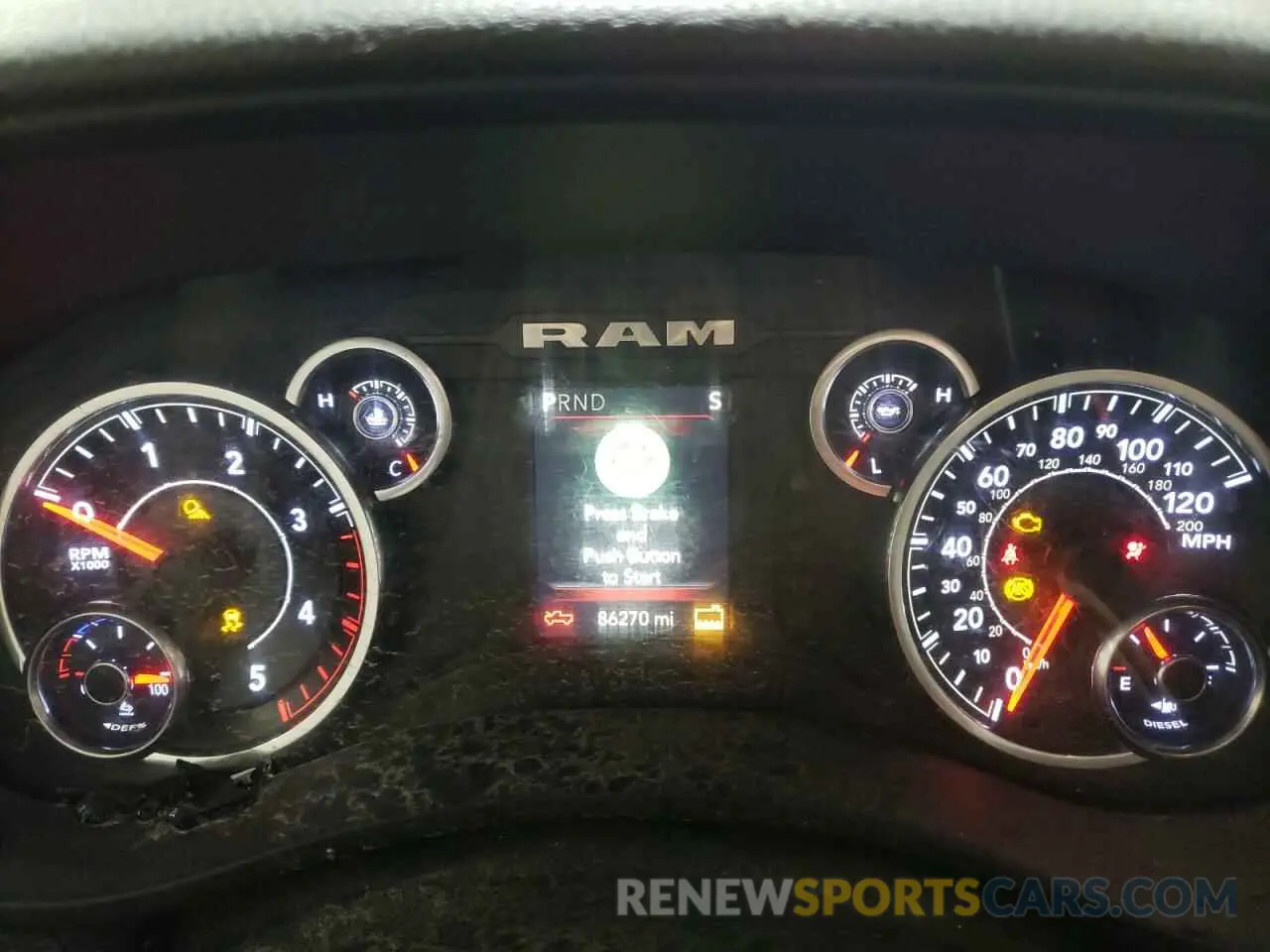9 Photograph of a damaged car 3C63R3AL4KG673229 RAM 3500 2019