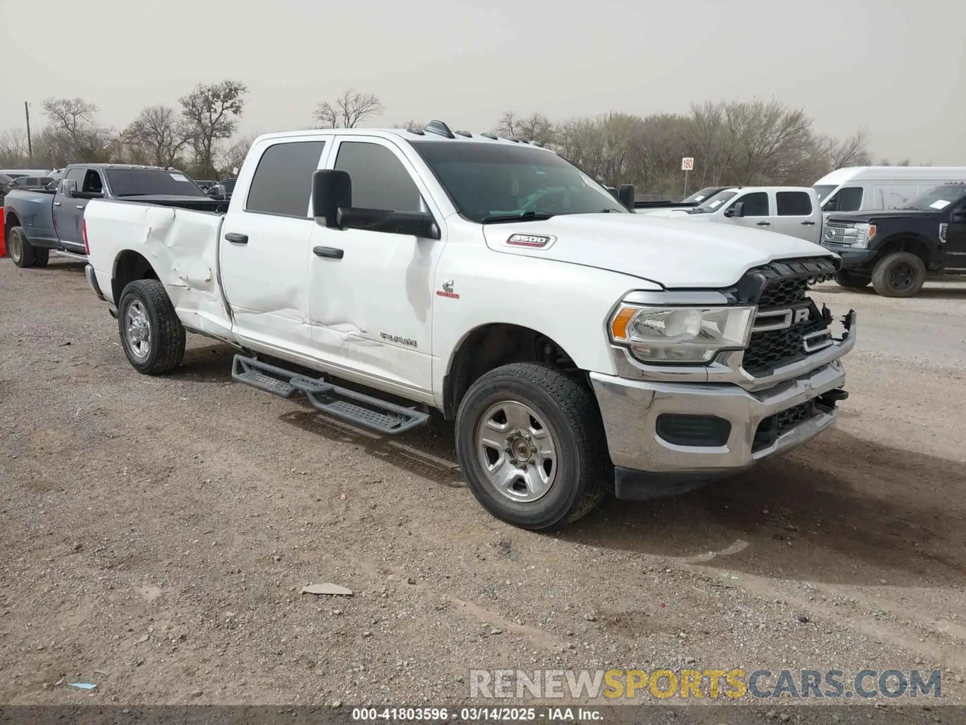 1 Photograph of a damaged car 3C63R3GL6KG642555 RAM 3500 2019