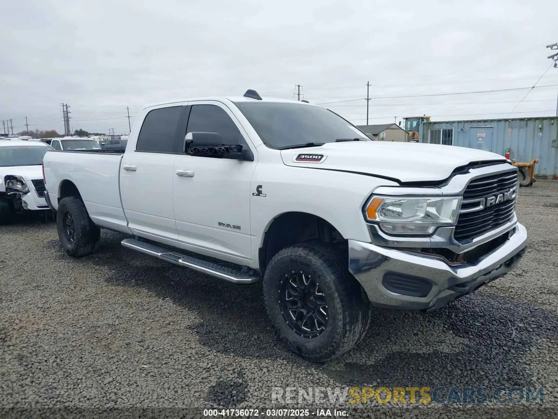 1 Photograph of a damaged car 3C63R3HL4KG667999 RAM 3500 2019