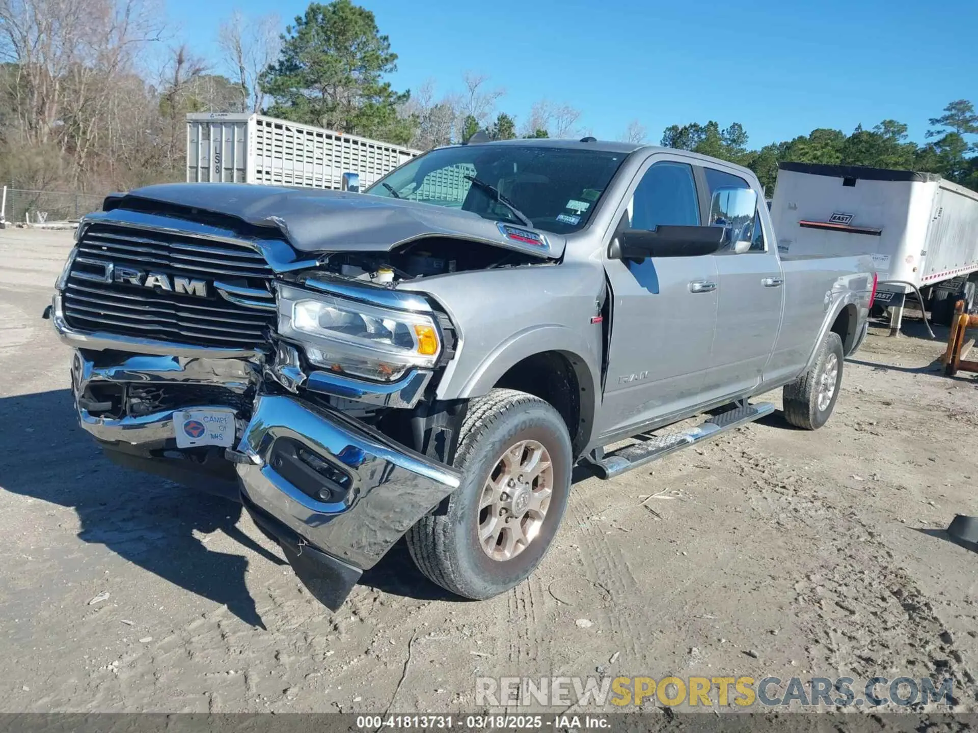 2 Photograph of a damaged car 3C63R3JL4KG716015 RAM 3500 2019