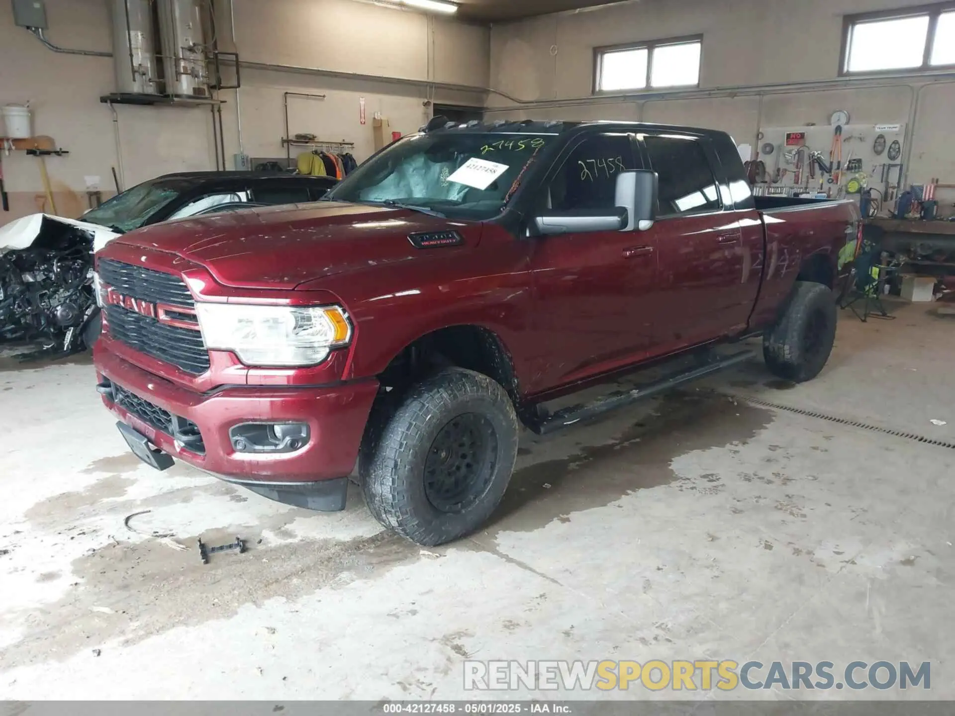2 Photograph of a damaged car 3C63R3LL9KG676236 RAM 3500 2019
