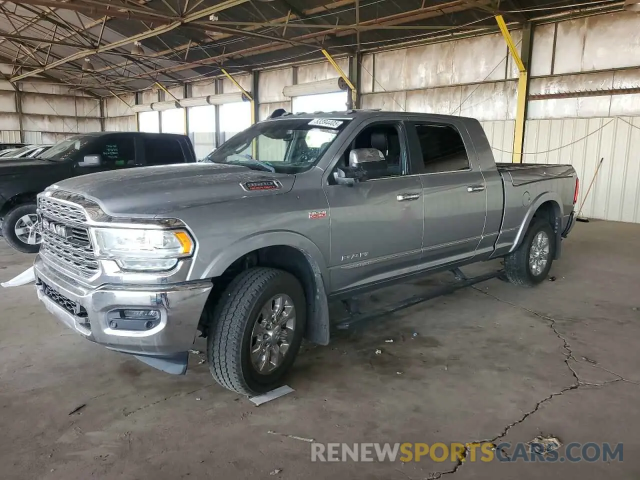 1 Photograph of a damaged car 3C63R3PJ3KG573645 RAM 3500 2019