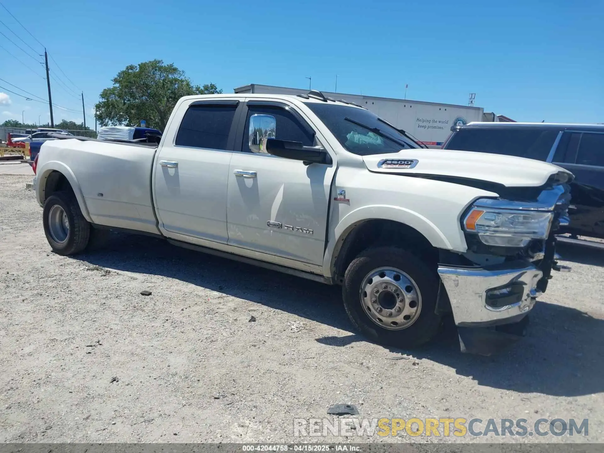 1 Photograph of a damaged car 3C63RPKL7KG560333 RAM 3500 2019