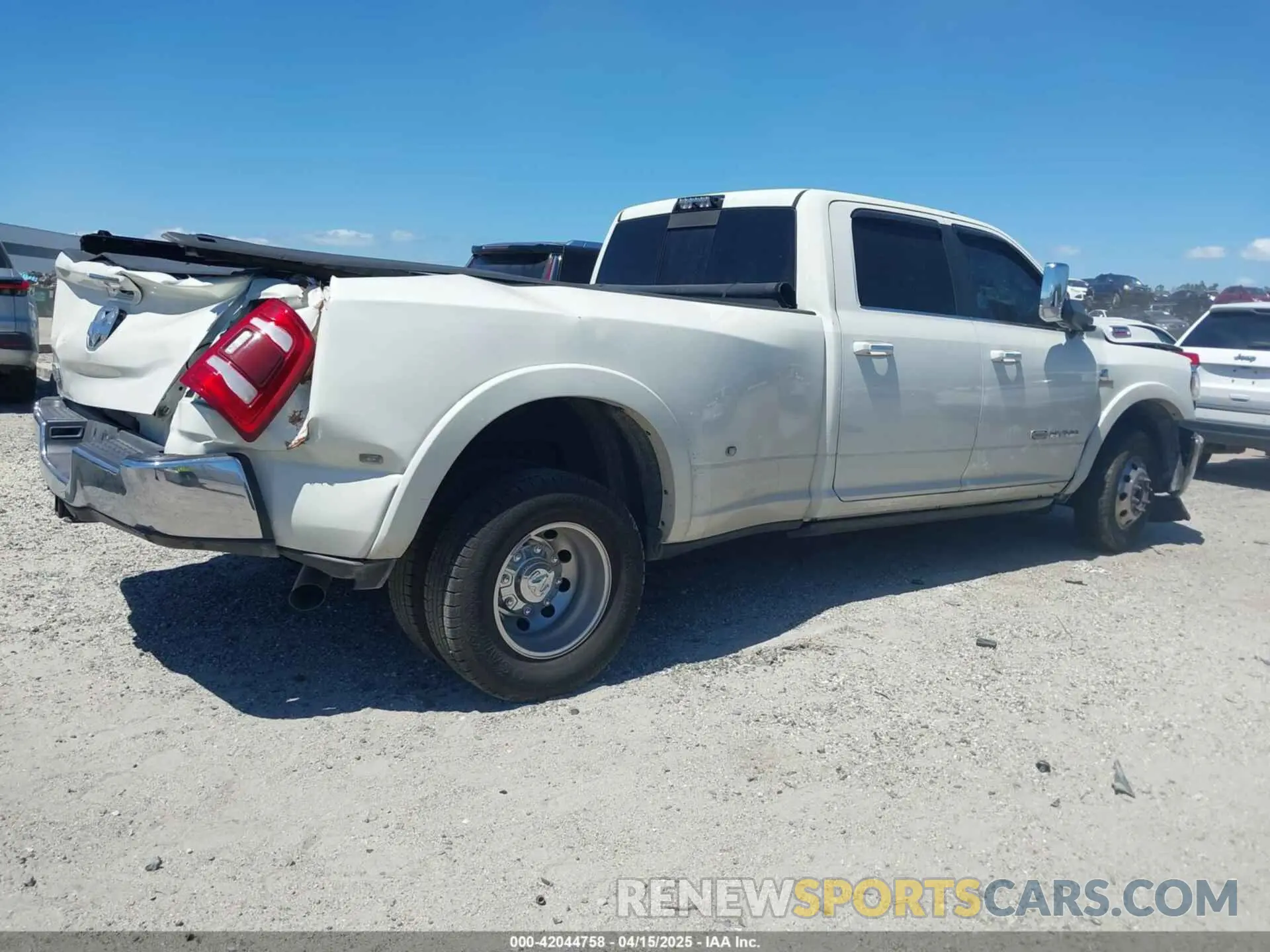 4 Photograph of a damaged car 3C63RPKL7KG560333 RAM 3500 2019