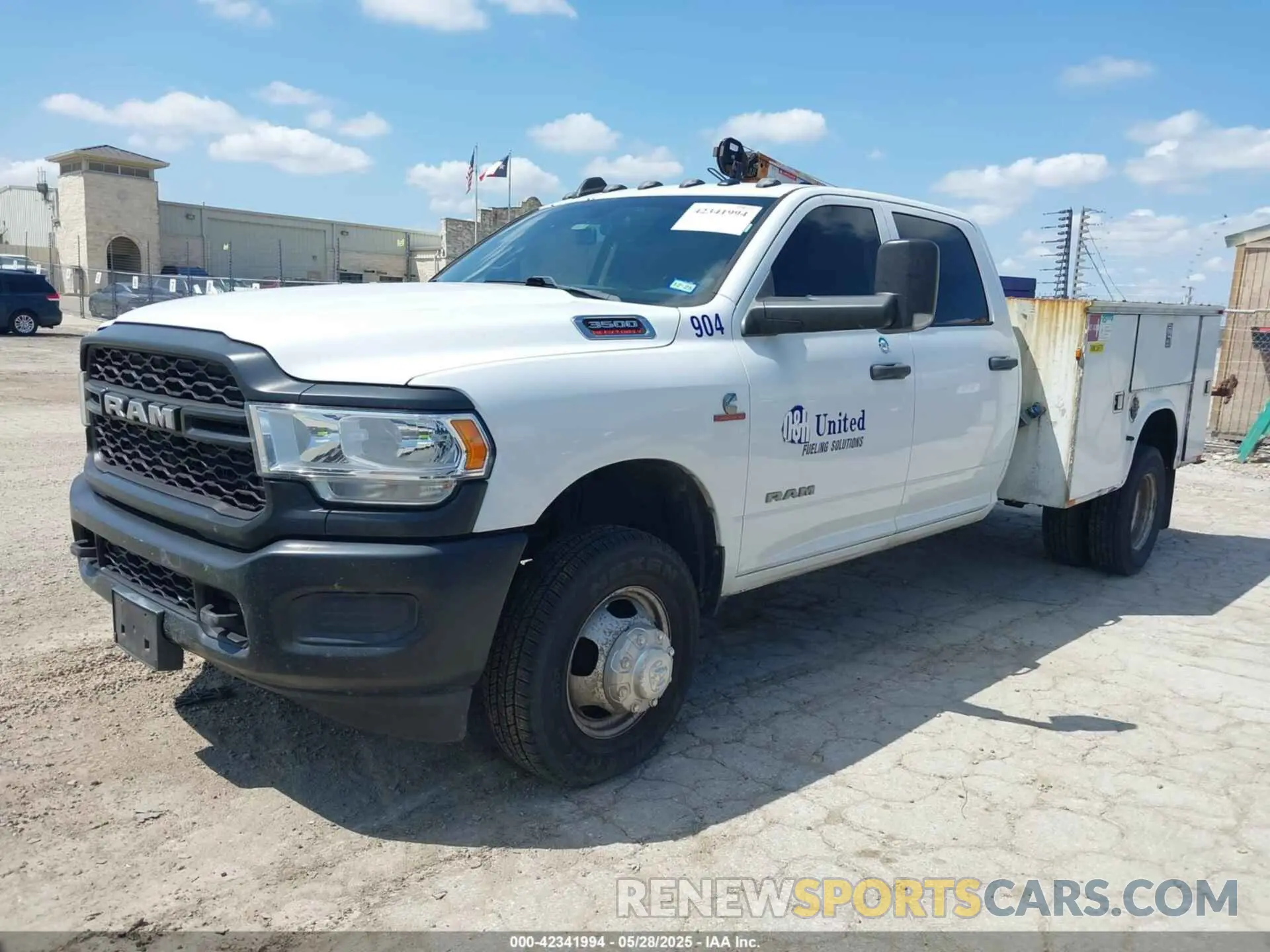 2 Photograph of a damaged car 3C63RRGL6KG533953 RAM 3500 2019