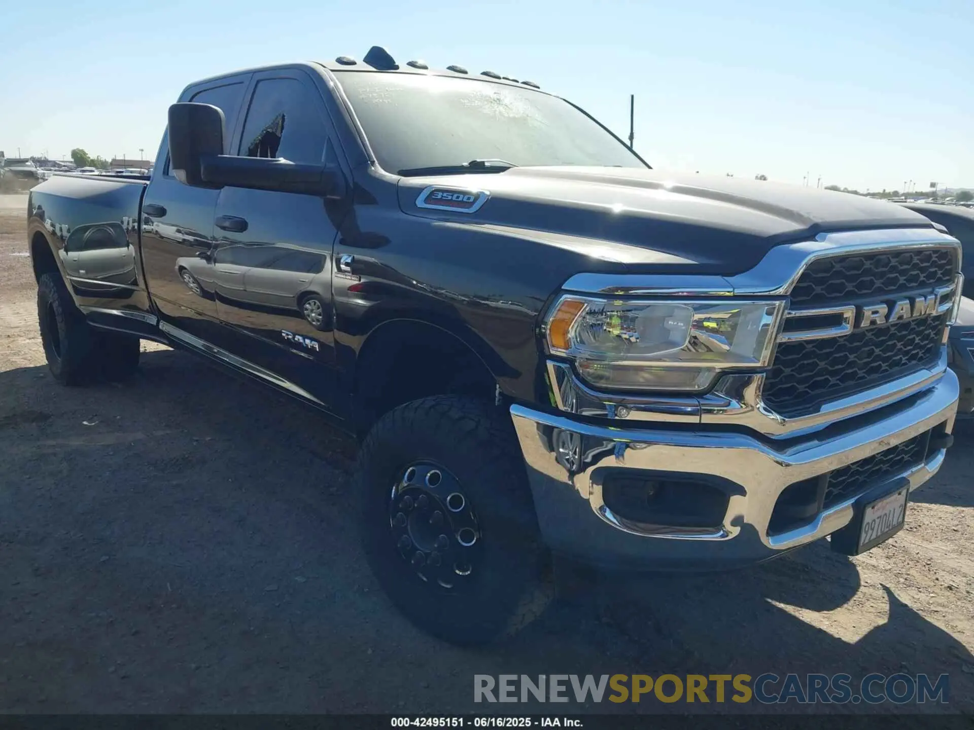 1 Photograph of a damaged car 3C63RRGL9KG662706 RAM 3500 2019