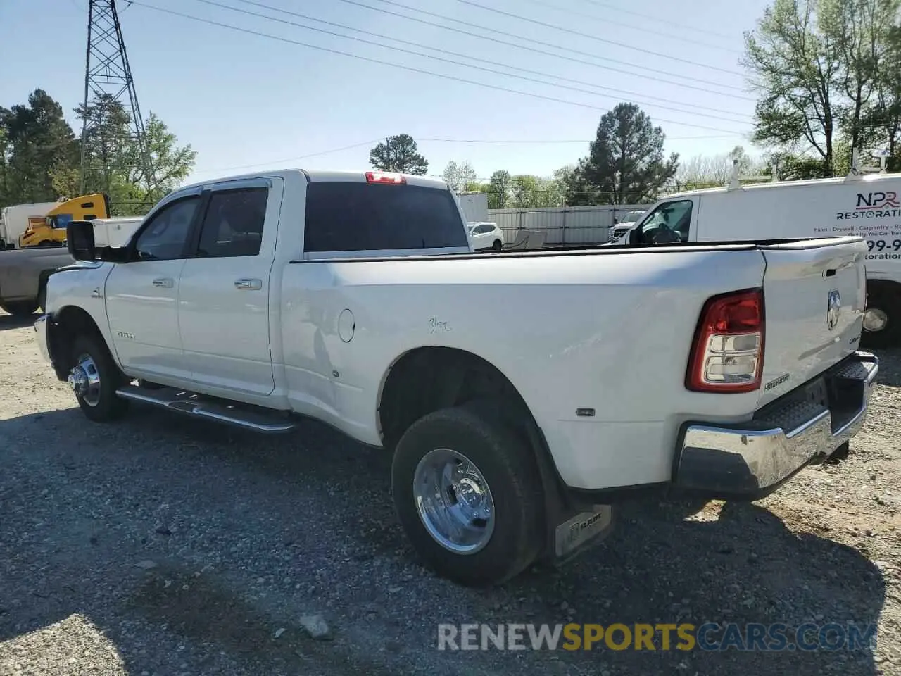 2 Photograph of a damaged car 3C63RRHL8KG725597 RAM 3500 2019