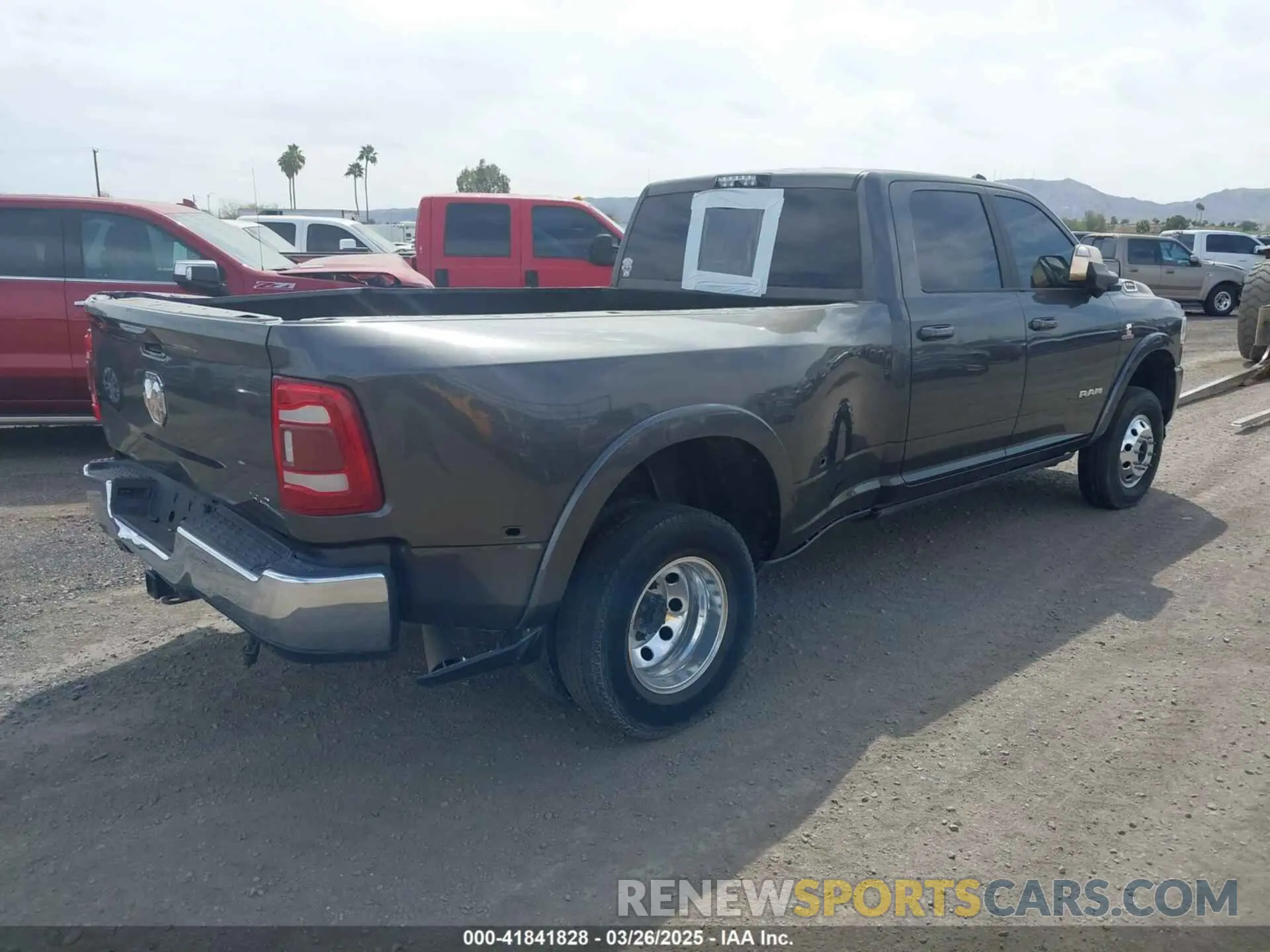 4 Photograph of a damaged car 3C63RRJL6KG526364 RAM 3500 2019