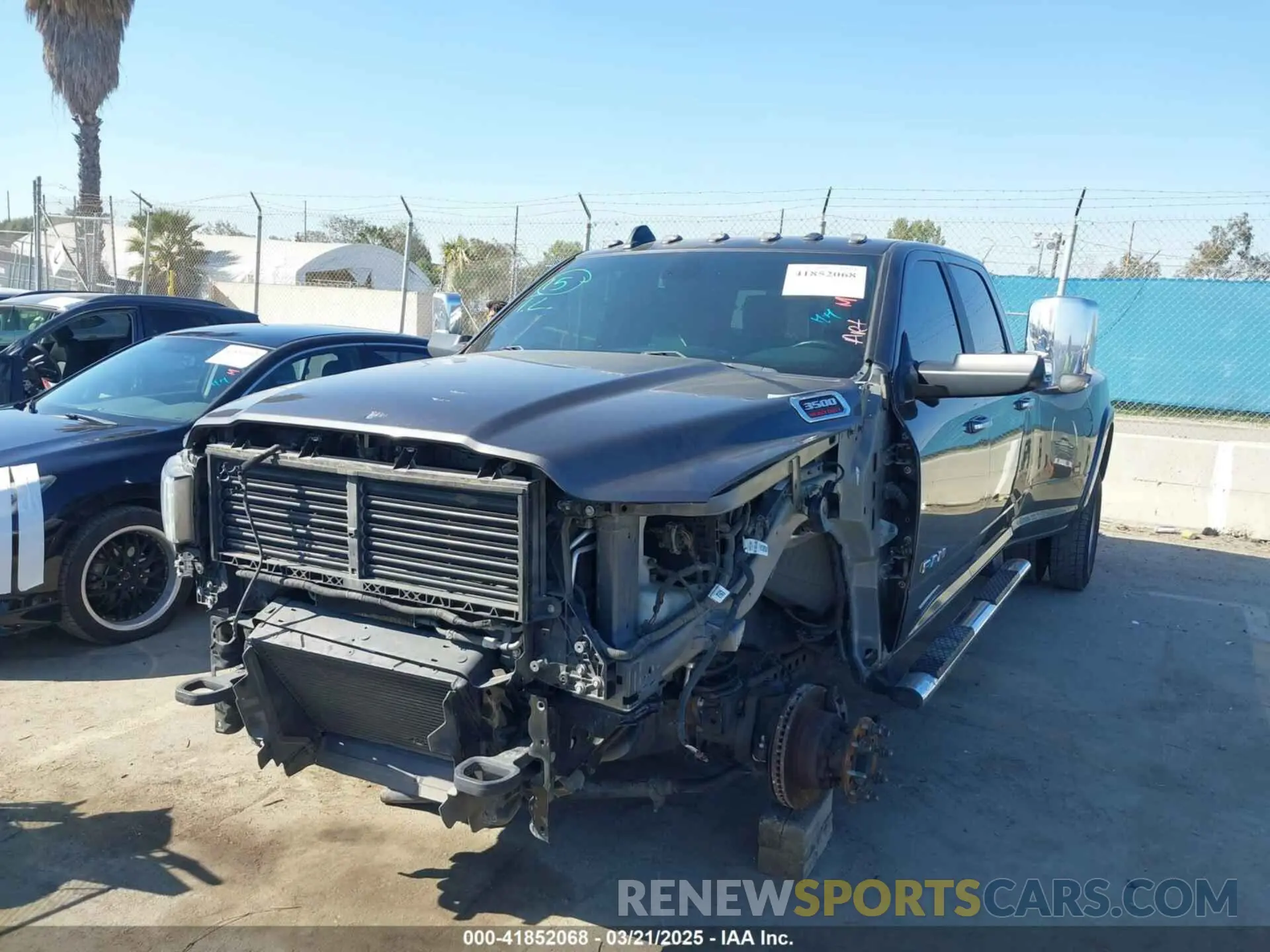 2 Photograph of a damaged car 3C63RRJL7KG537146 RAM 3500 2019