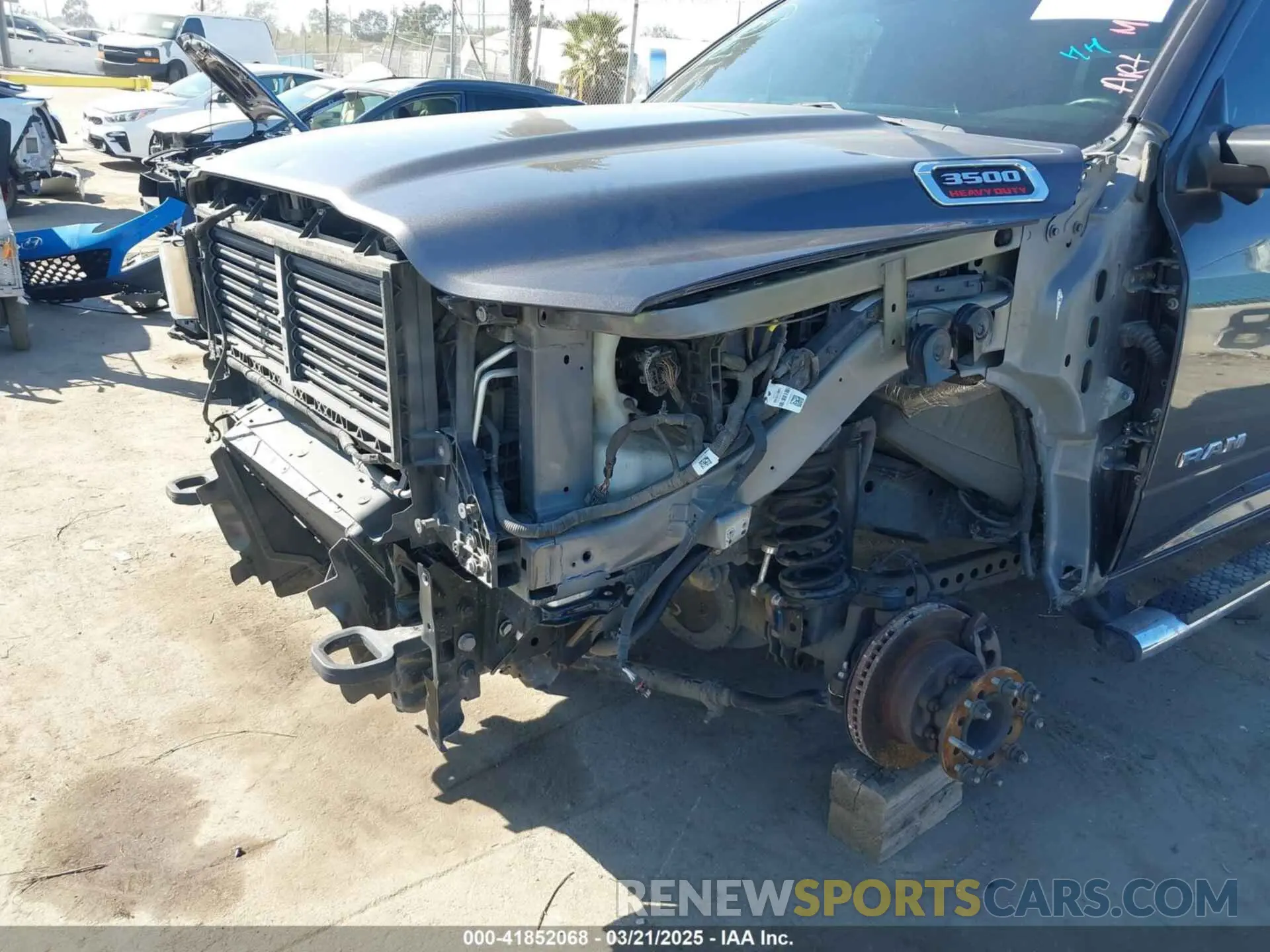 6 Photograph of a damaged car 3C63RRJL7KG537146 RAM 3500 2019
