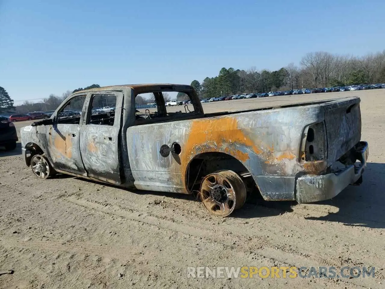2 Photograph of a damaged car 3C63R3GL0LG232674 RAM 3500 2020