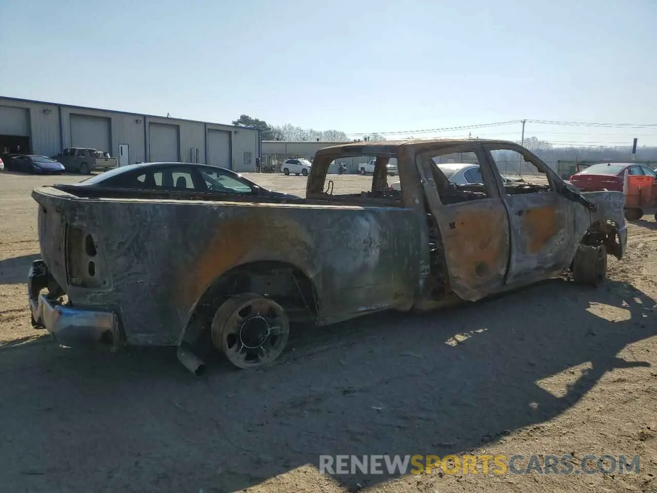 3 Photograph of a damaged car 3C63R3GL0LG232674 RAM 3500 2020