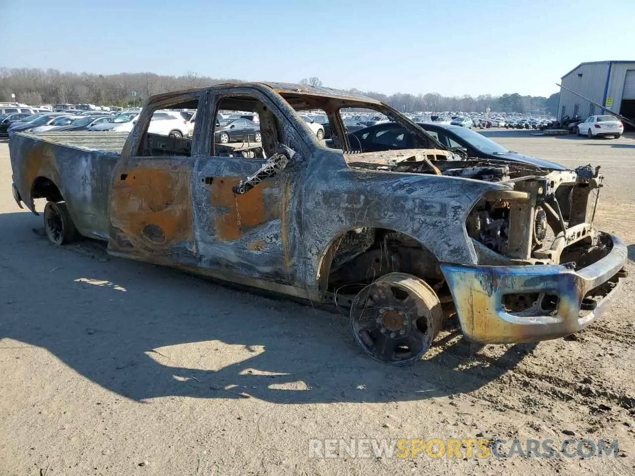4 Photograph of a damaged car 3C63R3GL0LG232674 RAM 3500 2020