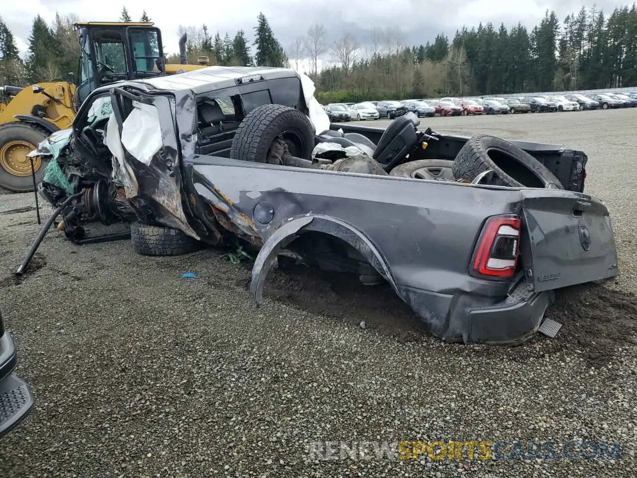 2 Photograph of a damaged car 3C63R3JL0LG121079 RAM 3500 2020