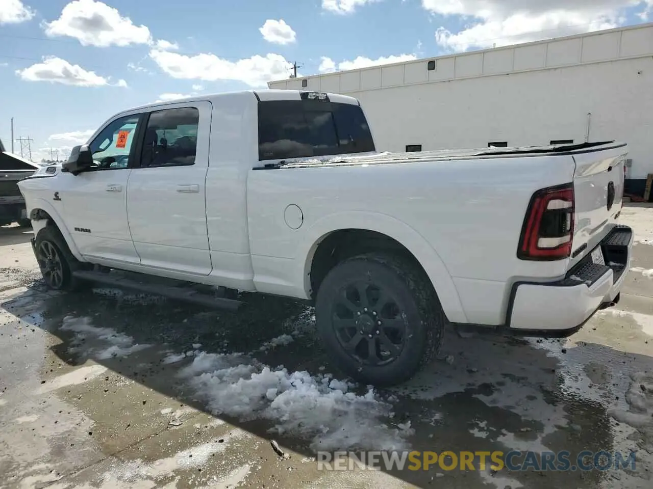 2 Photograph of a damaged car 3C63R3ML9LG129287 RAM 3500 2020