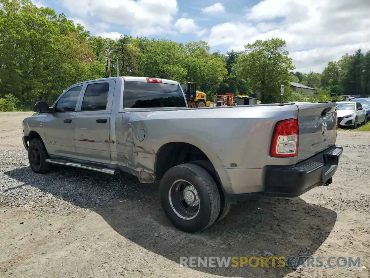2 Photograph of a damaged car 3C63RPGL5LG113462 RAM 3500 2020