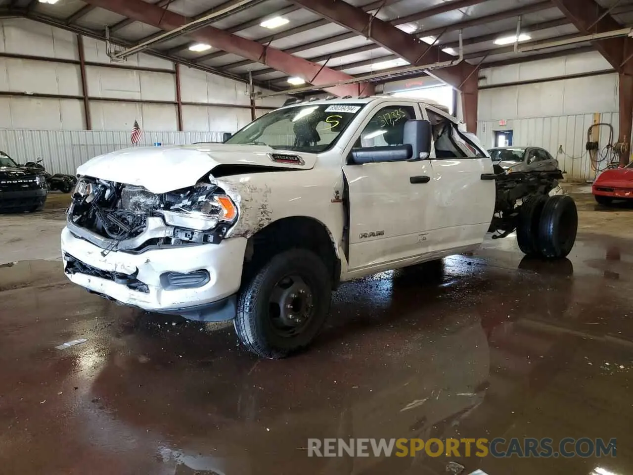 1 Photograph of a damaged car 3C63RRGL5LG108757 RAM 3500 2020