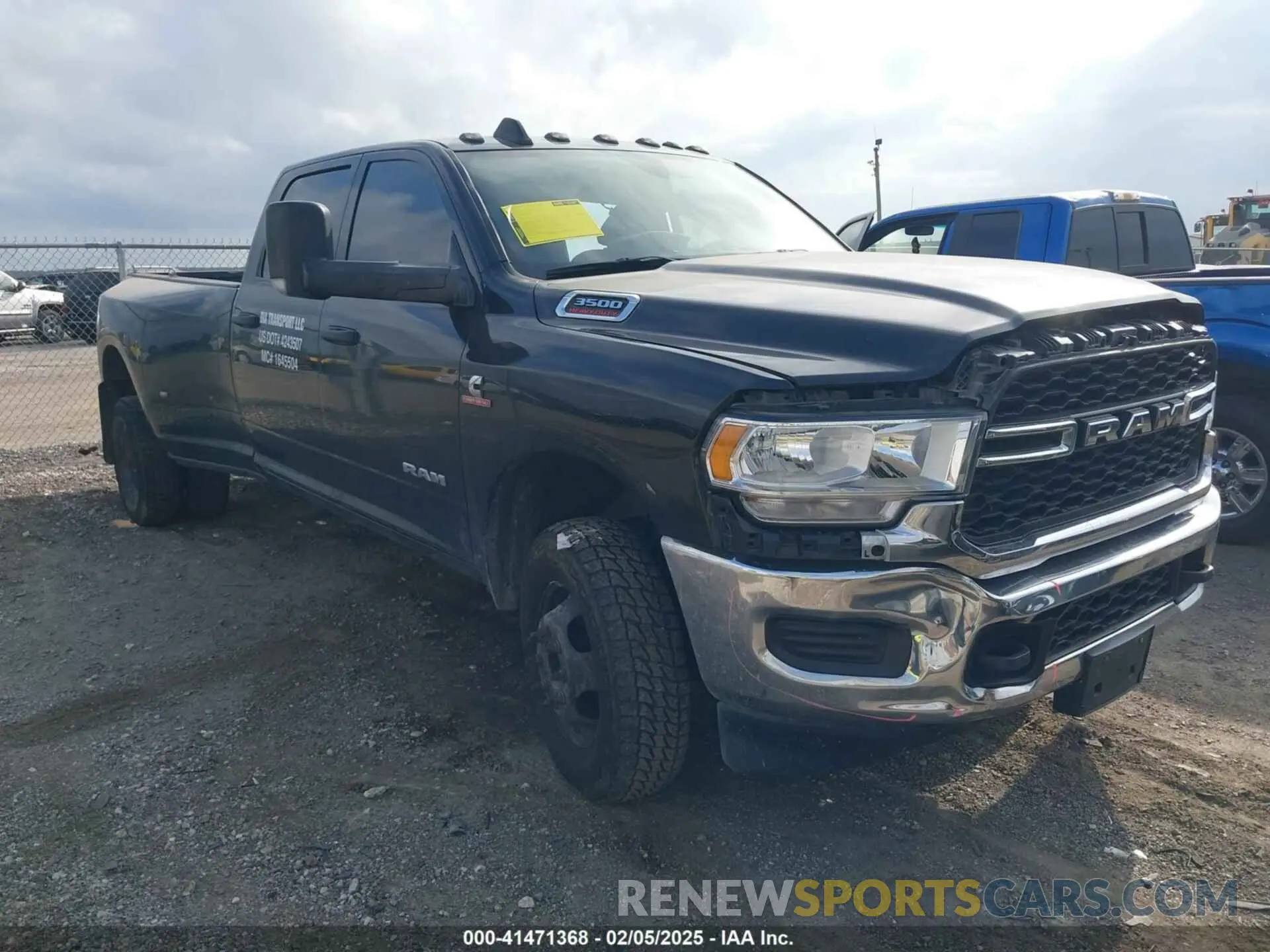 1 Photograph of a damaged car 3C63RRGL5LG219566 RAM 3500 2020