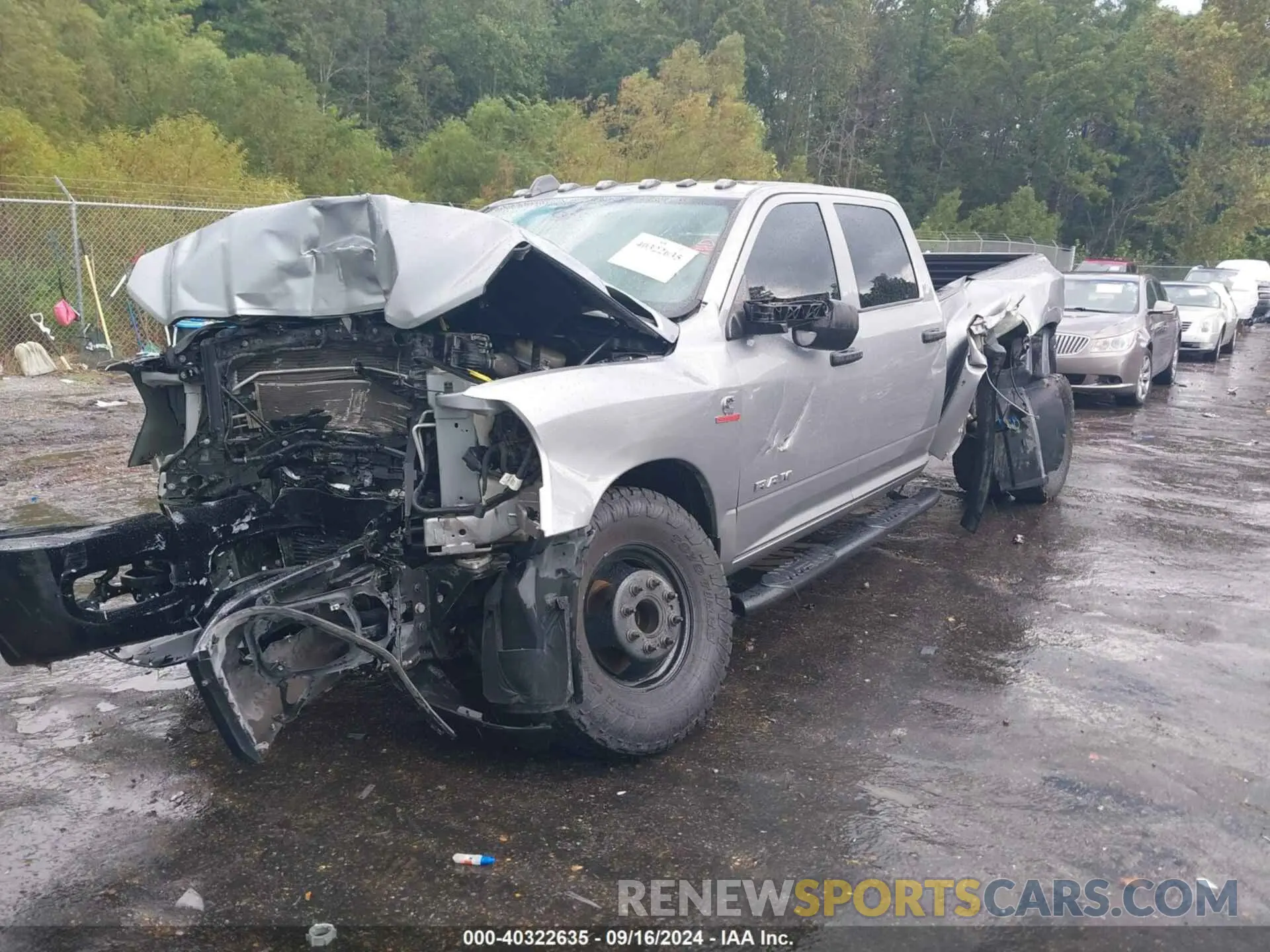 2 Photograph of a damaged car 3C63RRGL8LG153773 RAM 3500 2020