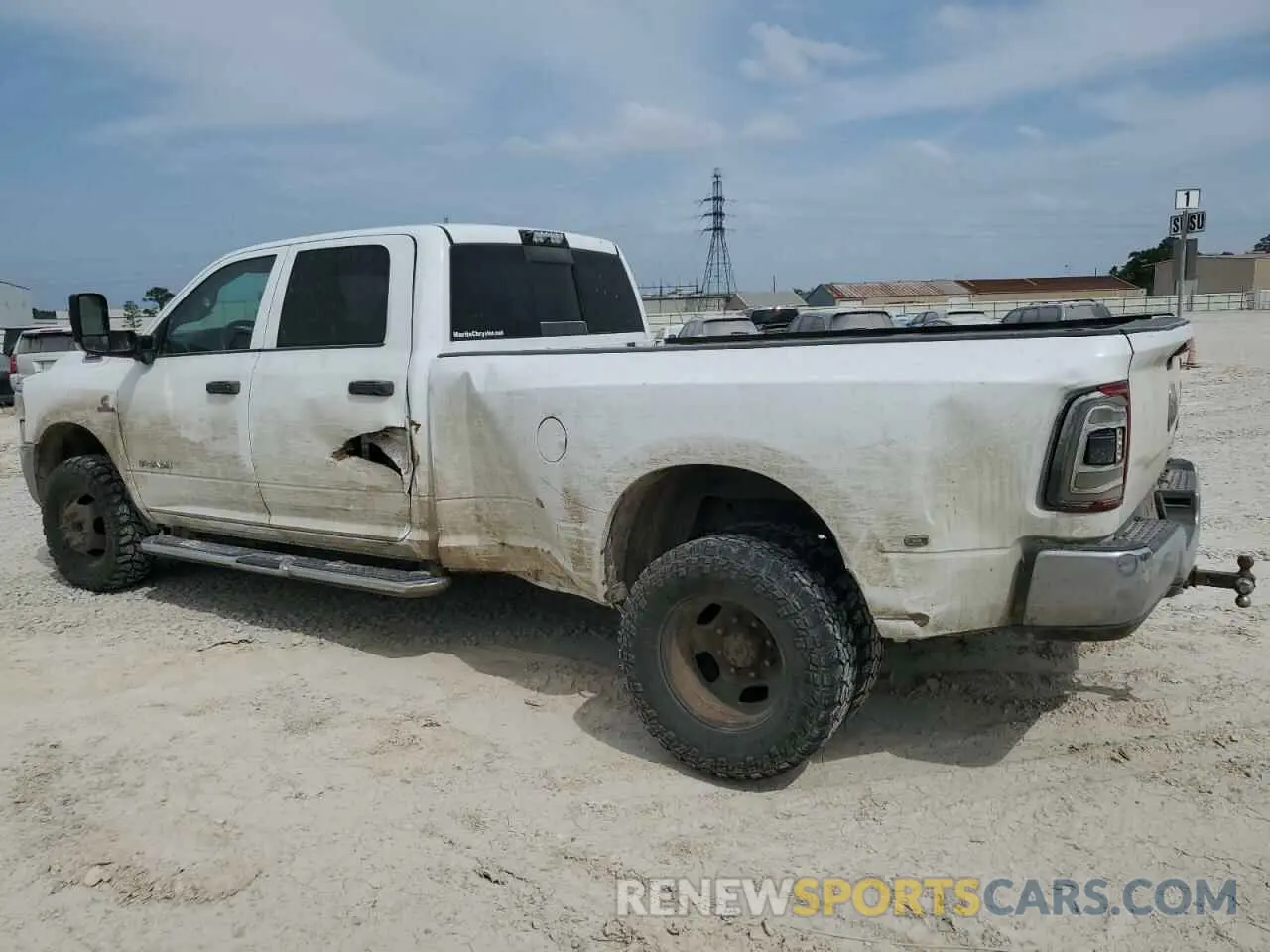 2 Photograph of a damaged car 3C63RRGL8LG291930 RAM 3500 2020