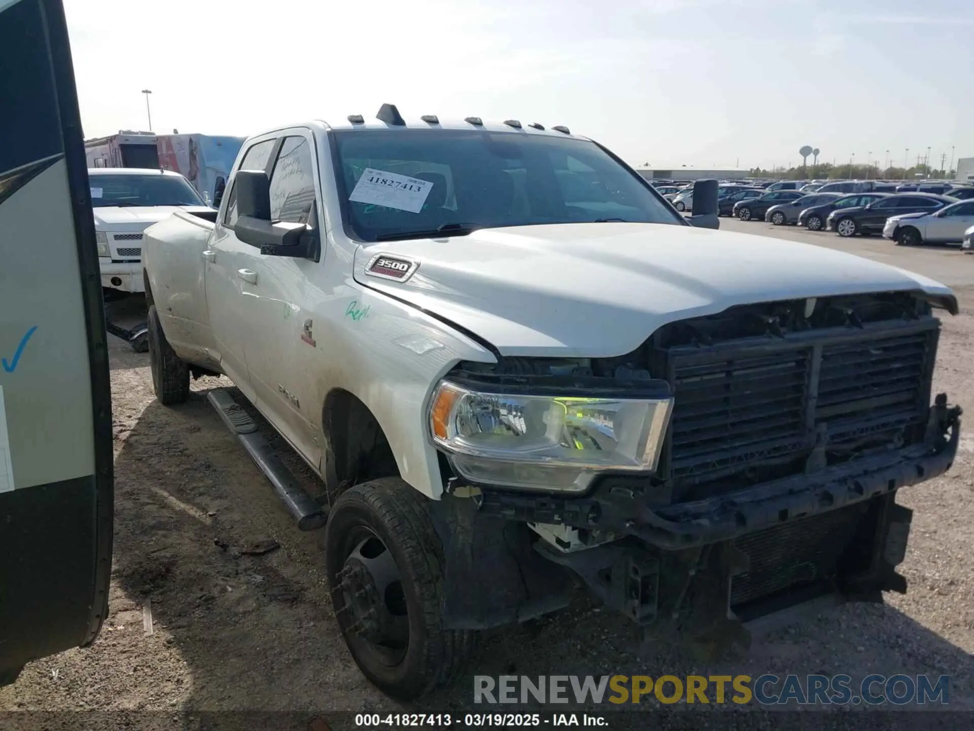 1 Photograph of a damaged car 3C63RRHL4LG299649 RAM 3500 2020