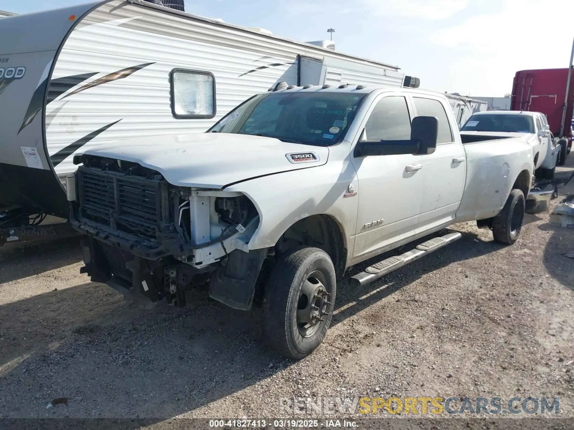 2 Photograph of a damaged car 3C63RRHL4LG299649 RAM 3500 2020