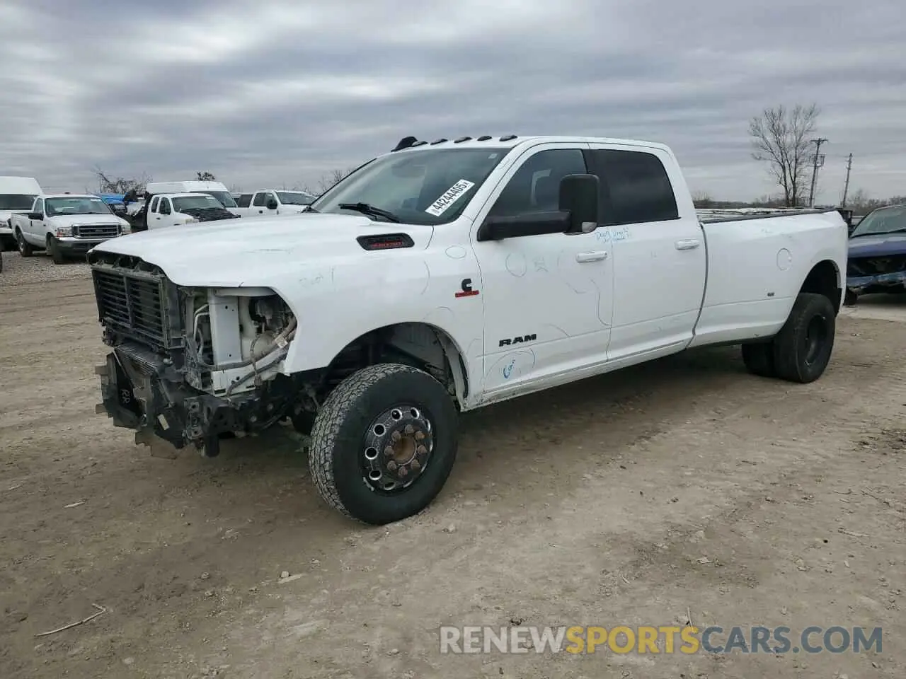 1 Photograph of a damaged car 3C63RRHL7LG215842 RAM 3500 2020