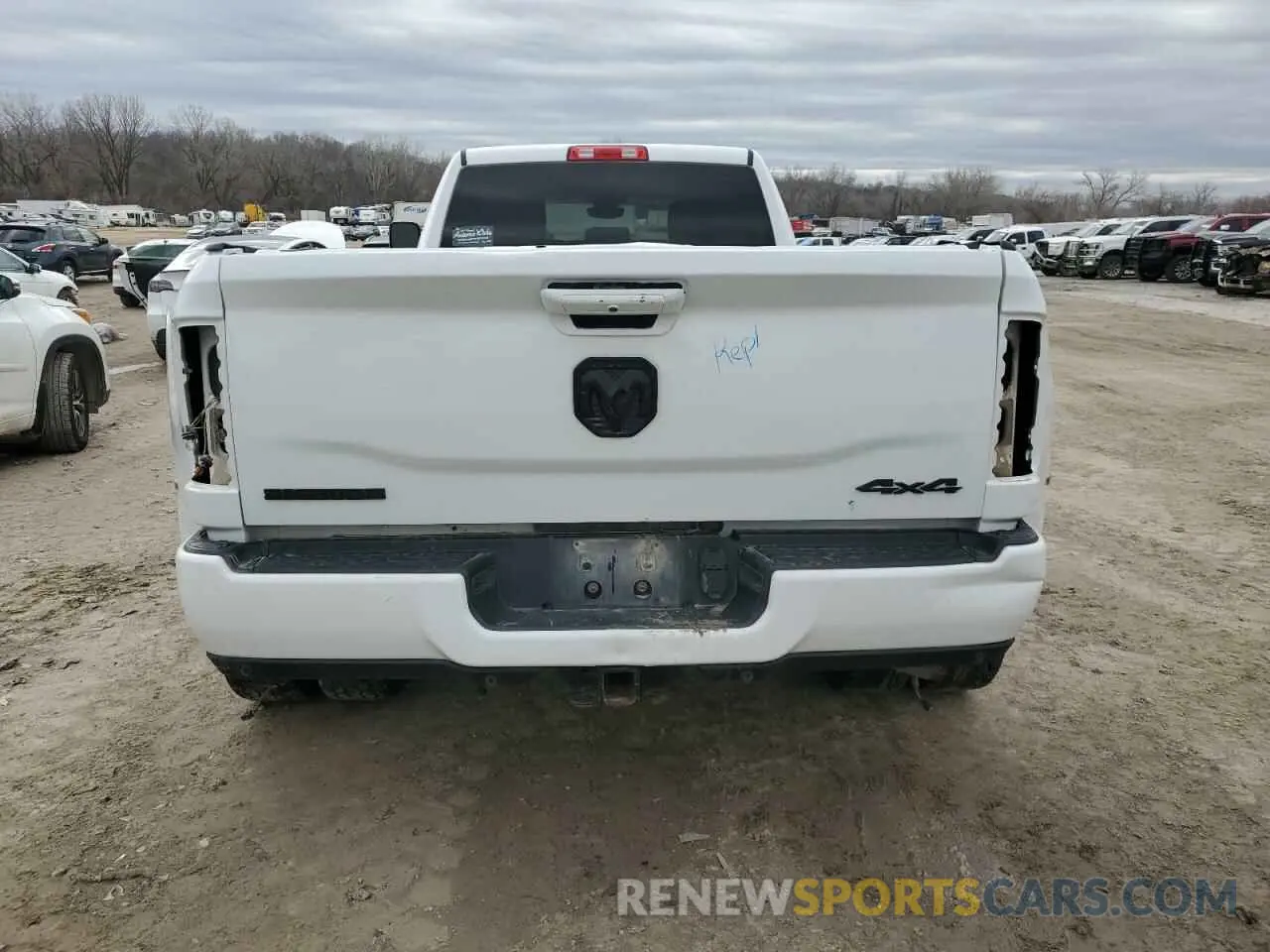 6 Photograph of a damaged car 3C63RRHL7LG215842 RAM 3500 2020