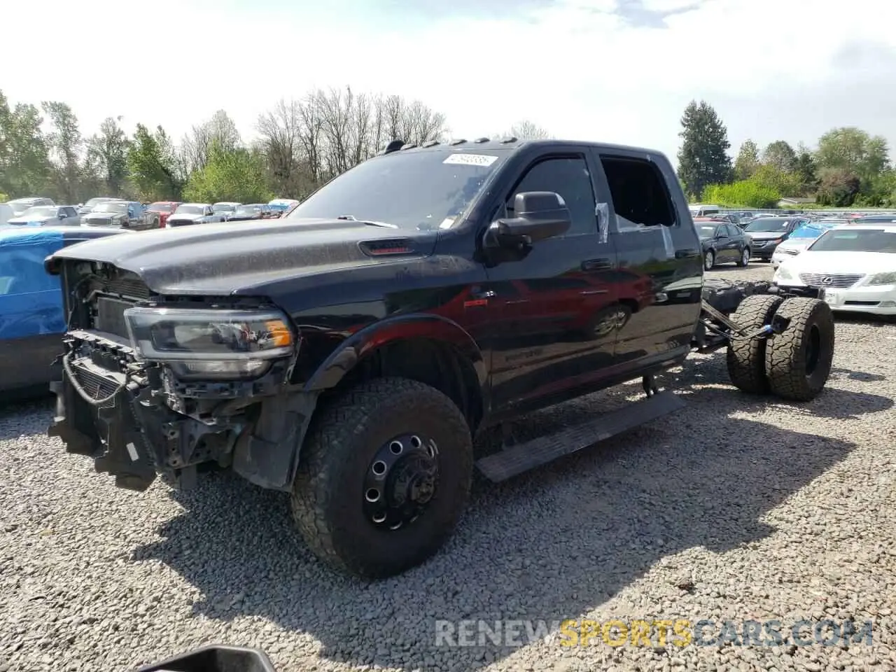1 Photograph of a damaged car 3C63RRJL4LG196273 RAM 3500 2020
