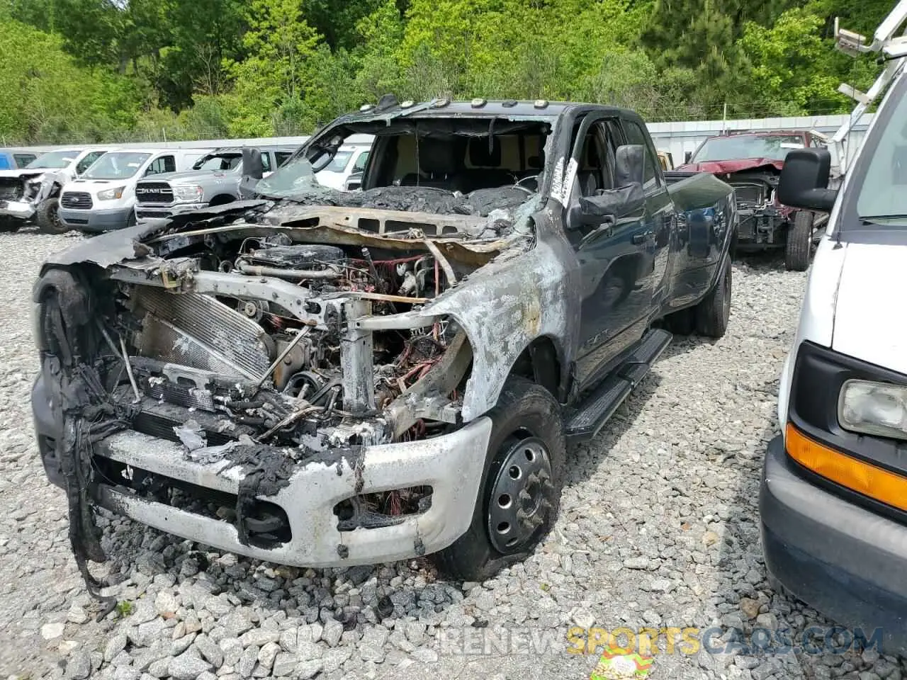 1 Photograph of a damaged car 3C63RRJL9LG176133 RAM 3500 2020